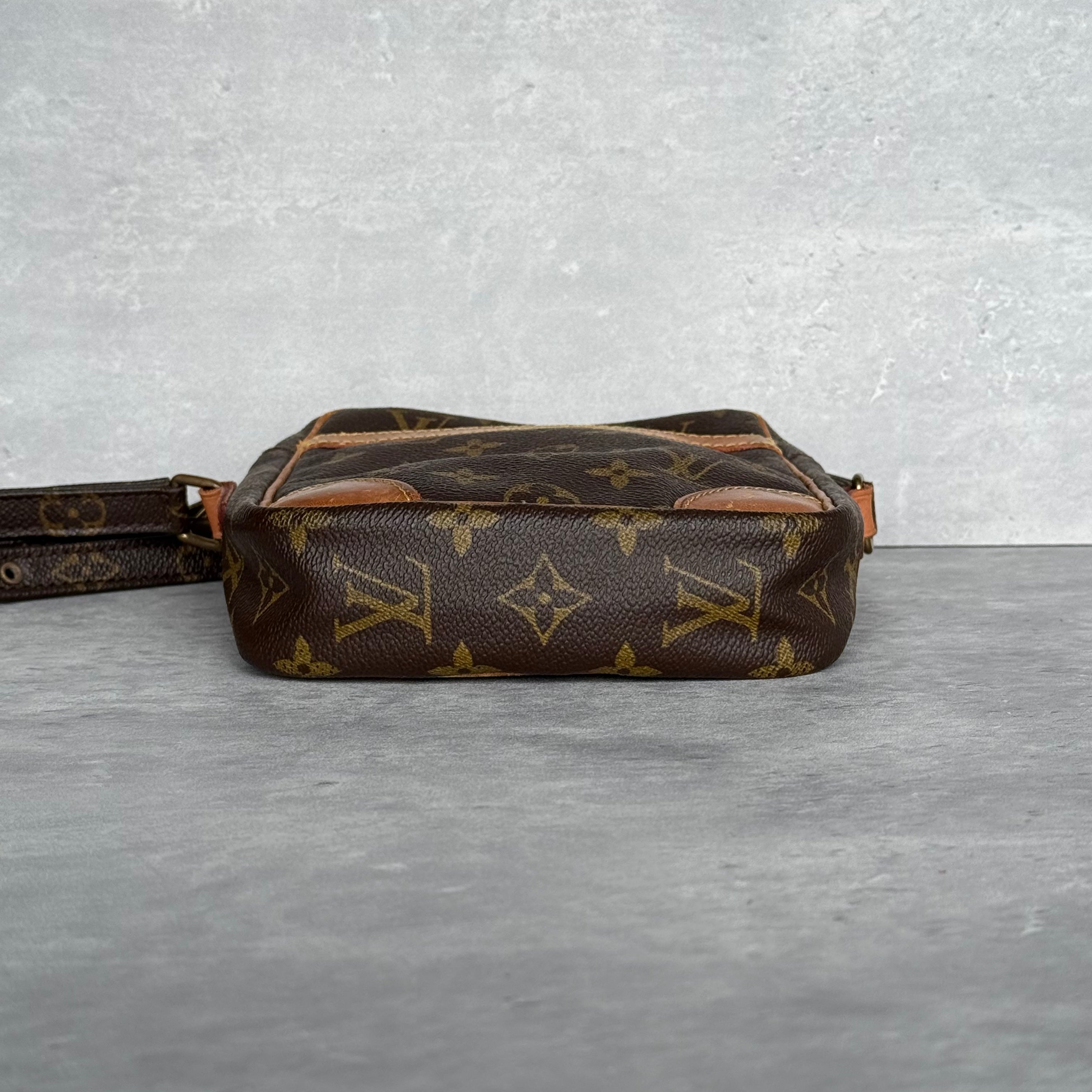 Louis Vuitton Monogram Danube Crossbody Bag Brown