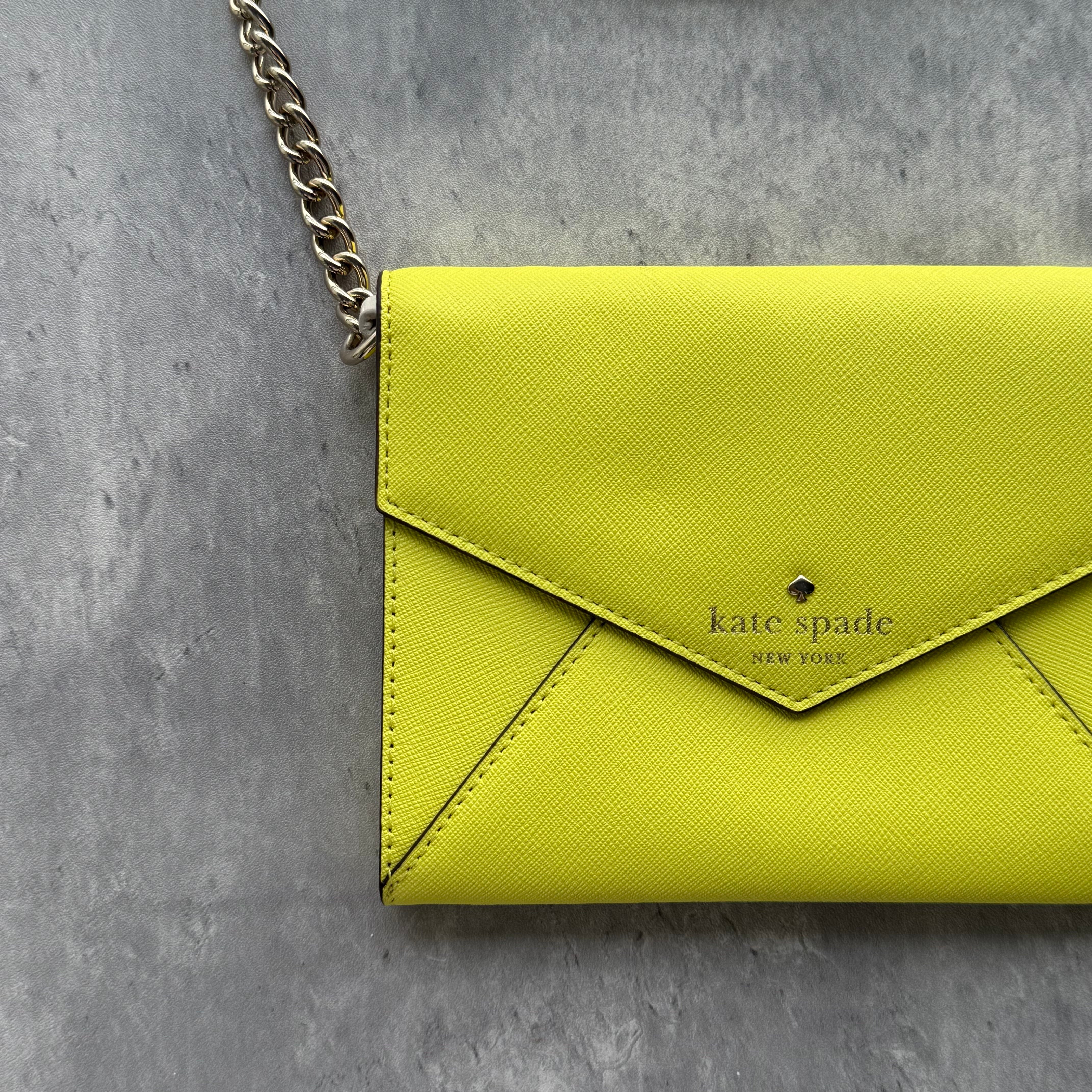 Kate Spade Envelope Crossbody Bag Yellow