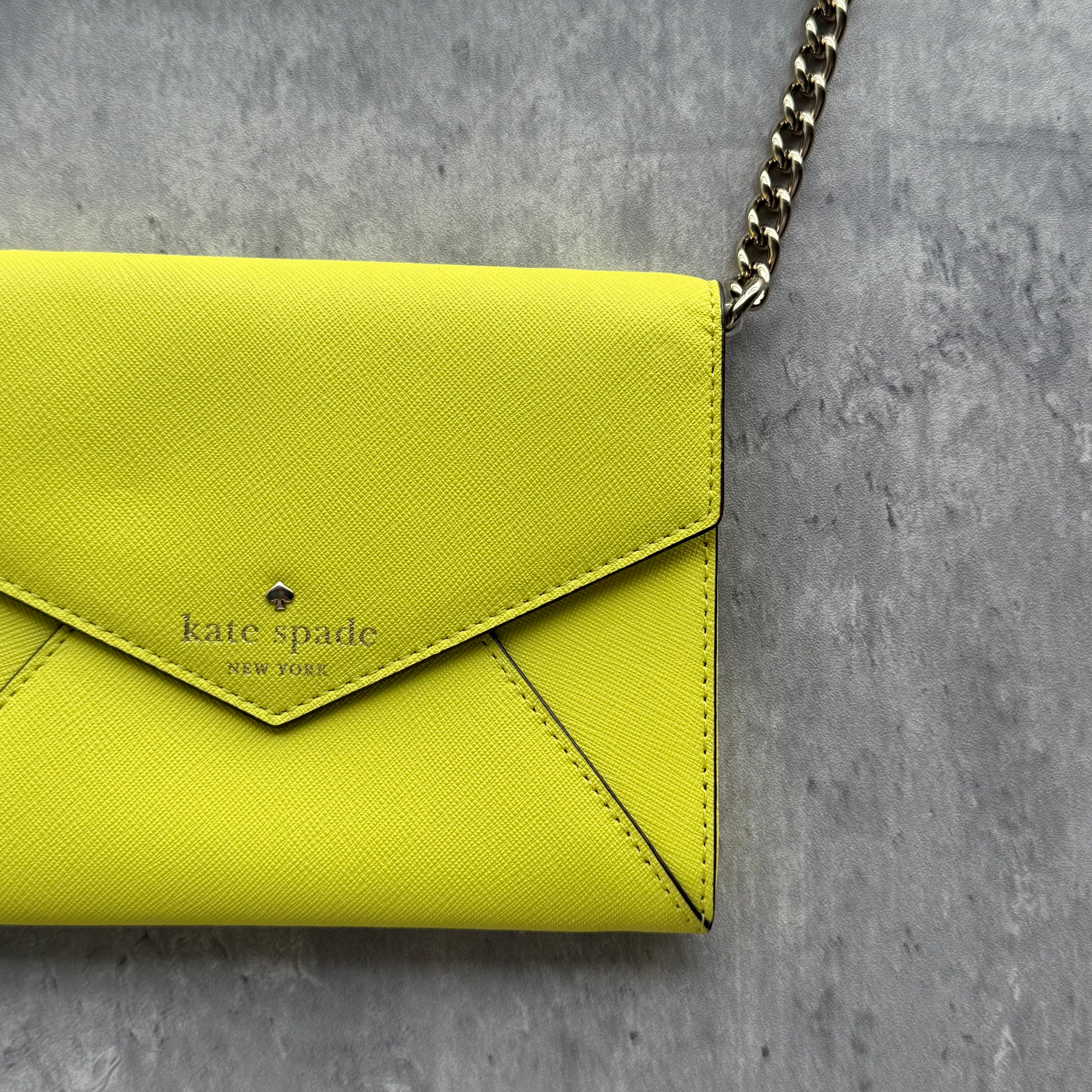 Kate Spade Envelope Crossbody Bag Yellow