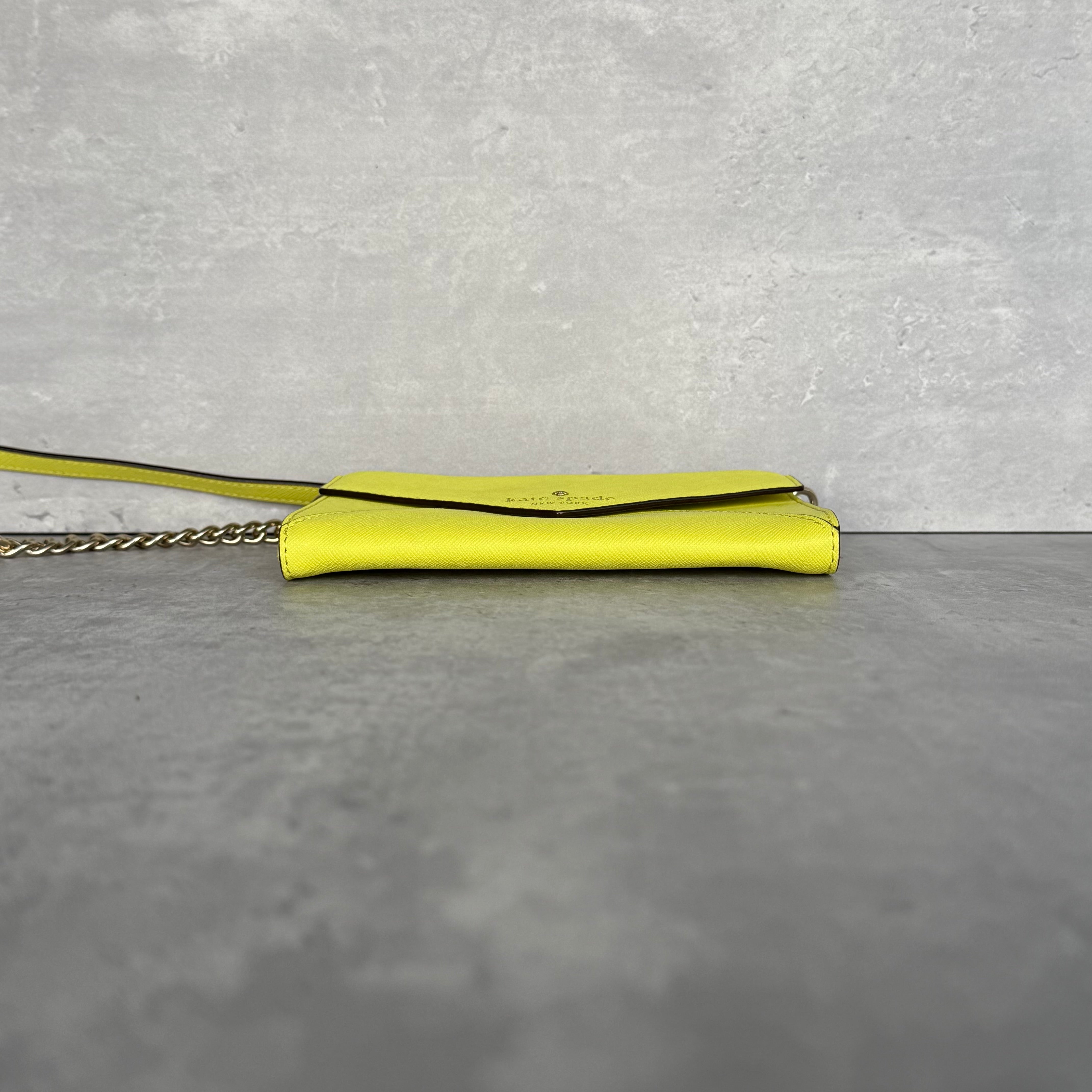 Kate Spade Envelope Crossbody Bag Yellow