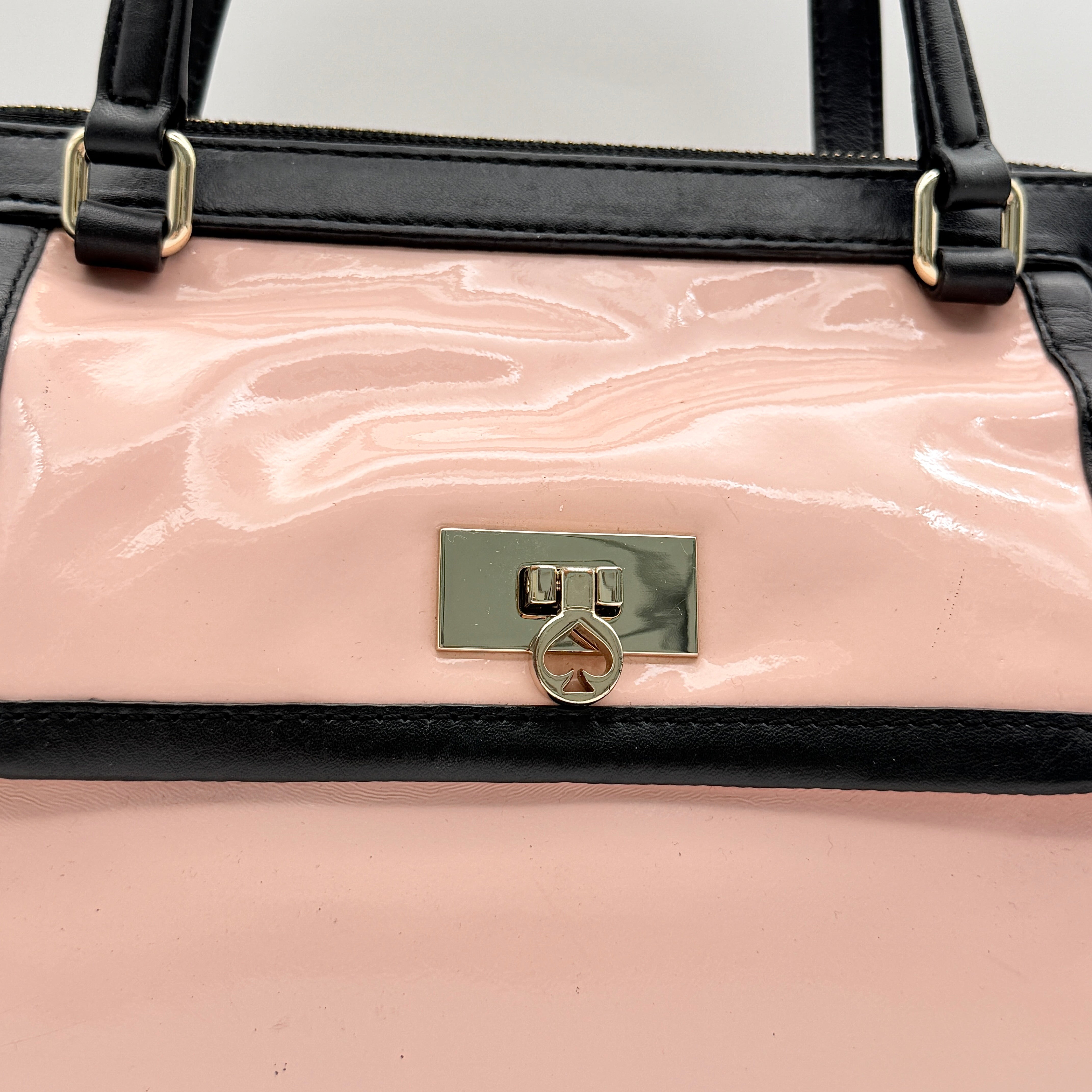 Kate Spade Patent Handbag Pink/Black