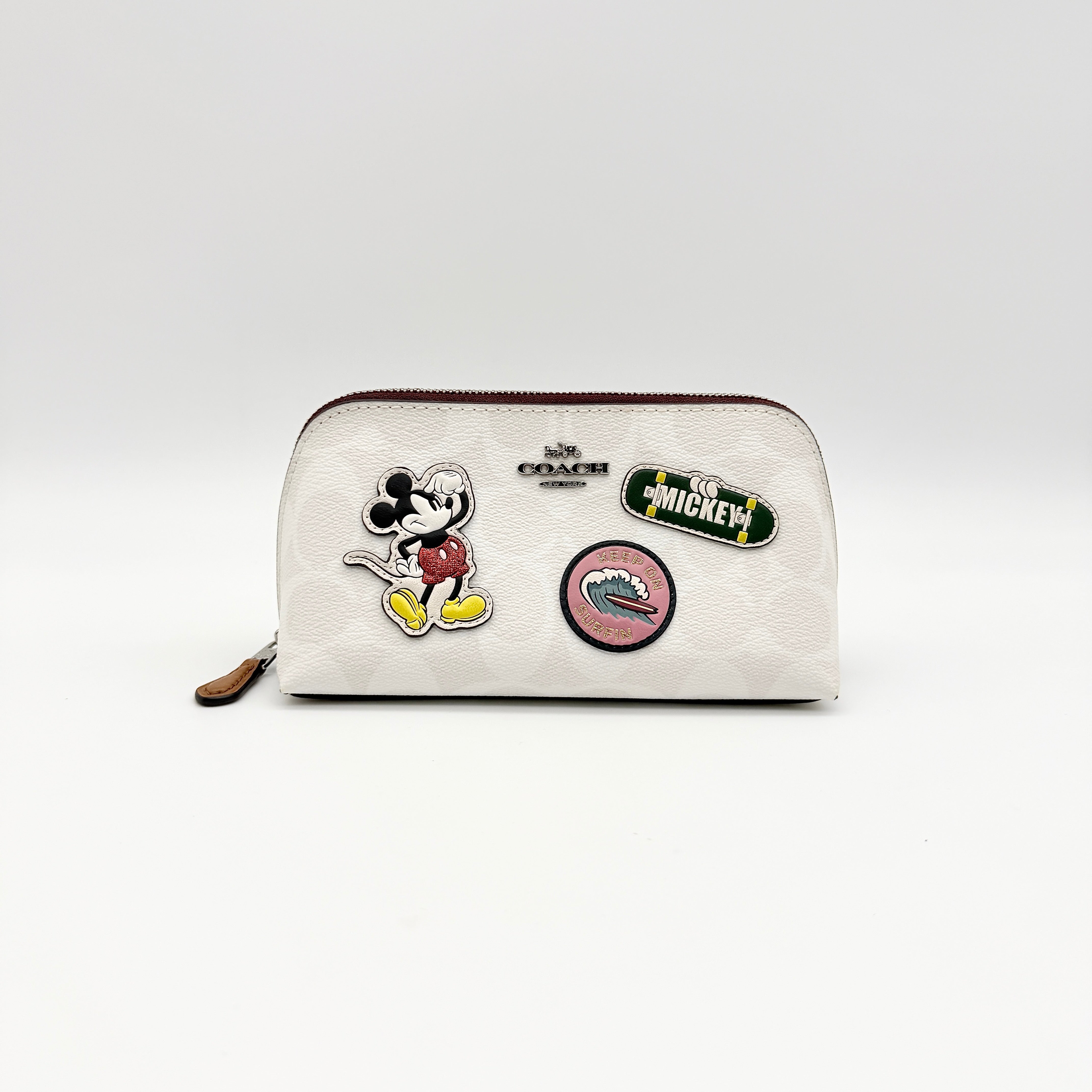 Coach x Disney Patch Pouch White