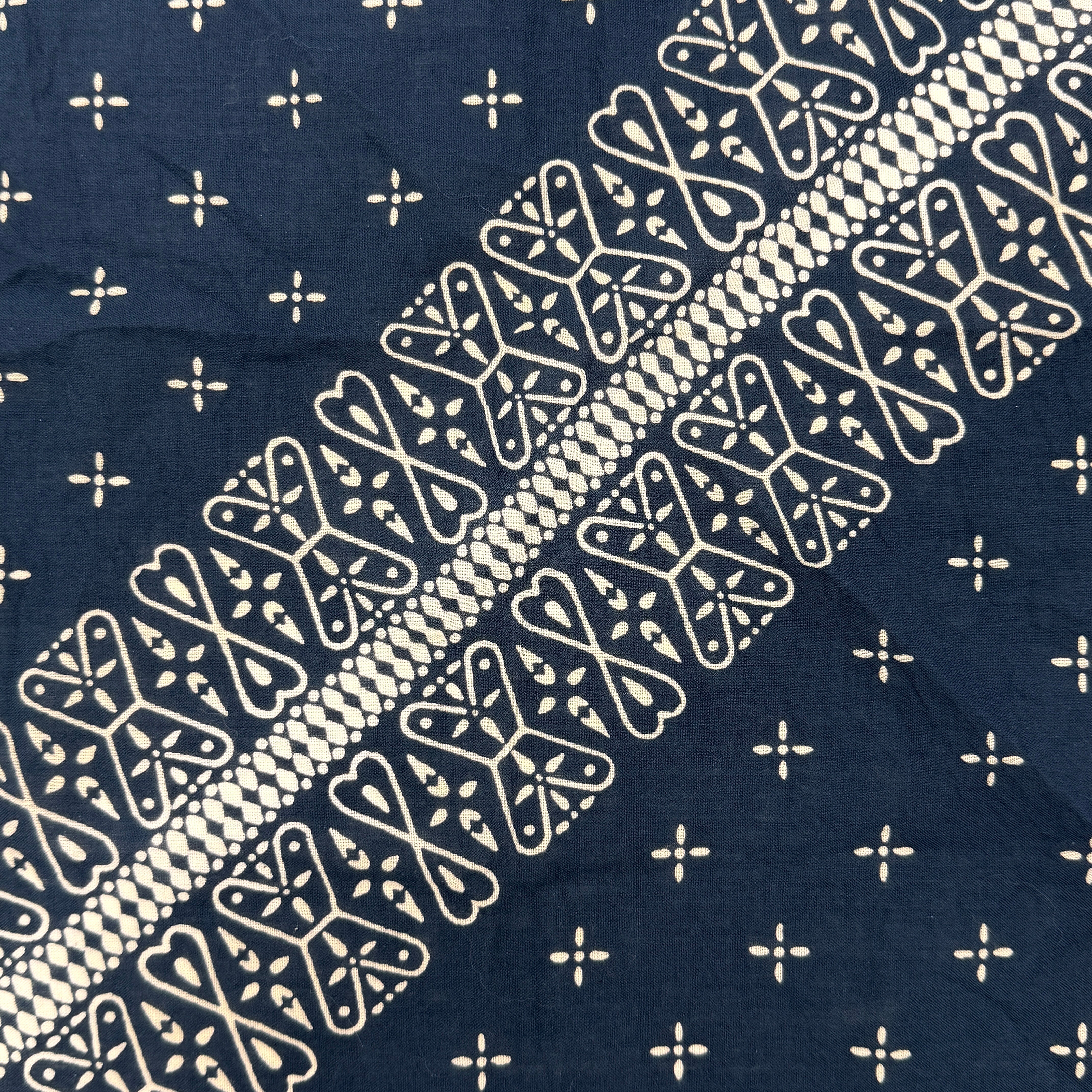 Kapital Fastcolor Selvedge Dragonfly Bandana Navy