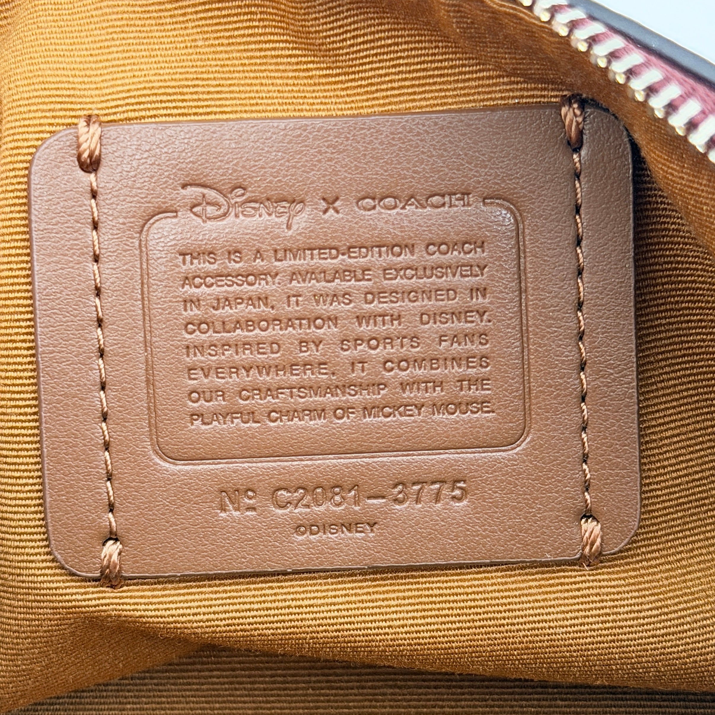 Coach x Disney Patch Pouch White