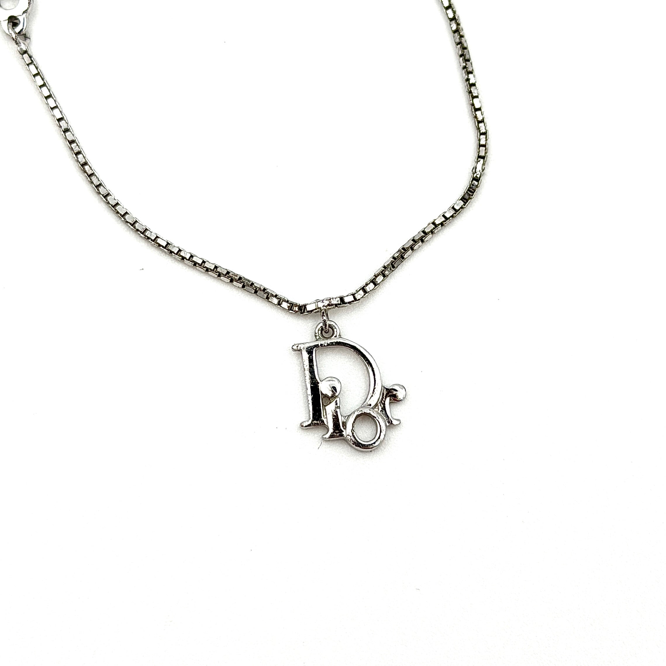 Dior Logo Bracelet Silver