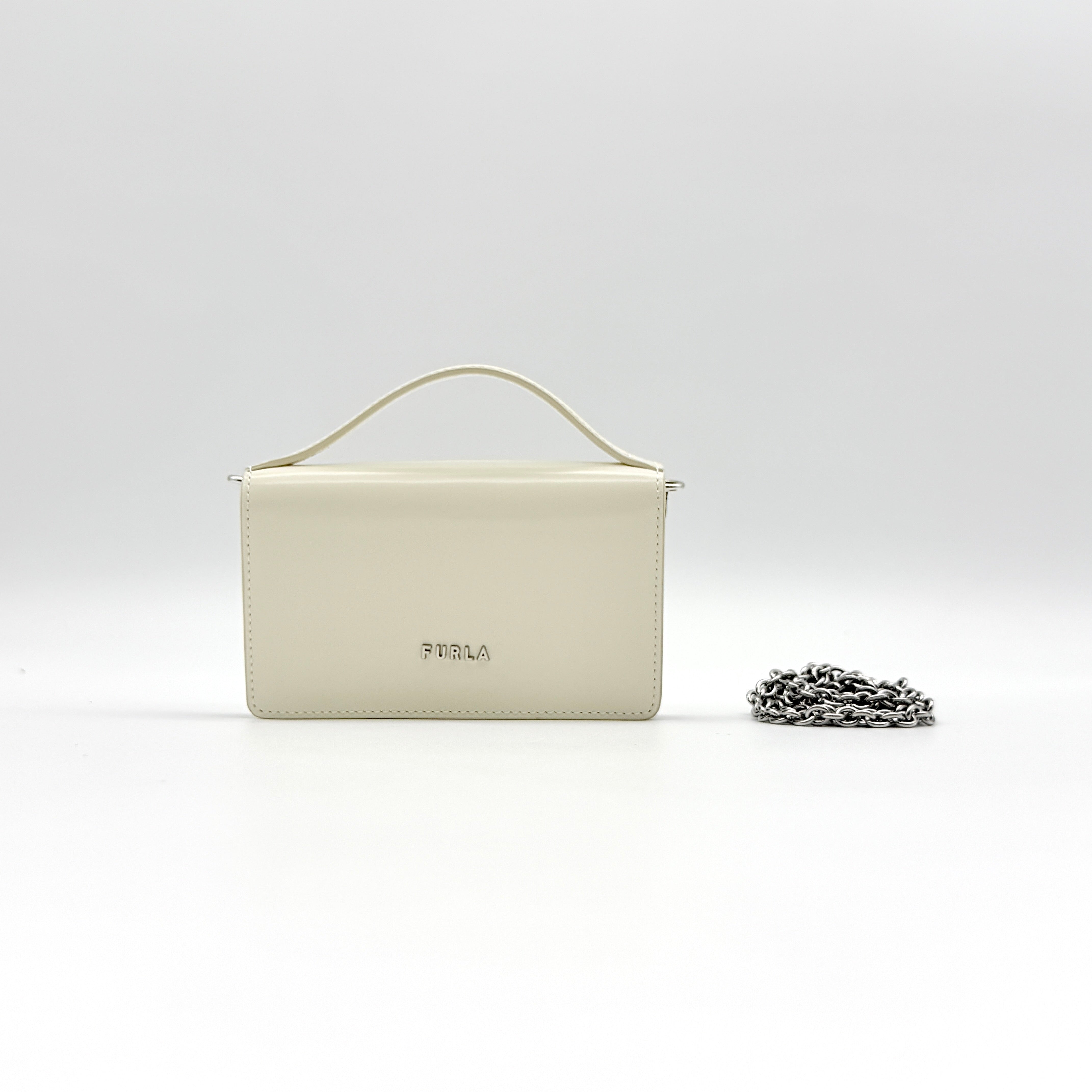 Furla Splendida Micro Bag White