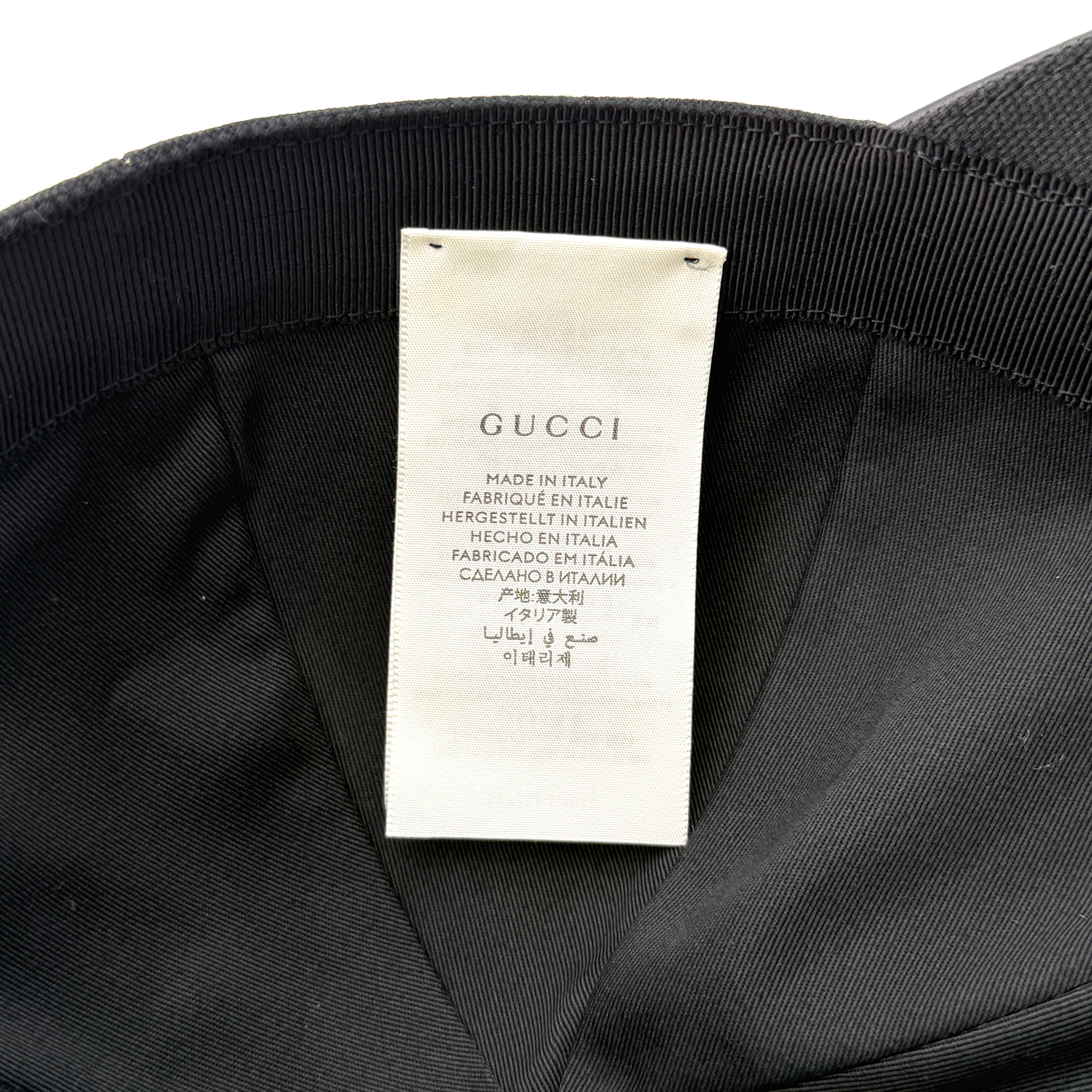 Gucci Interlocking GG Baseball Cap Black