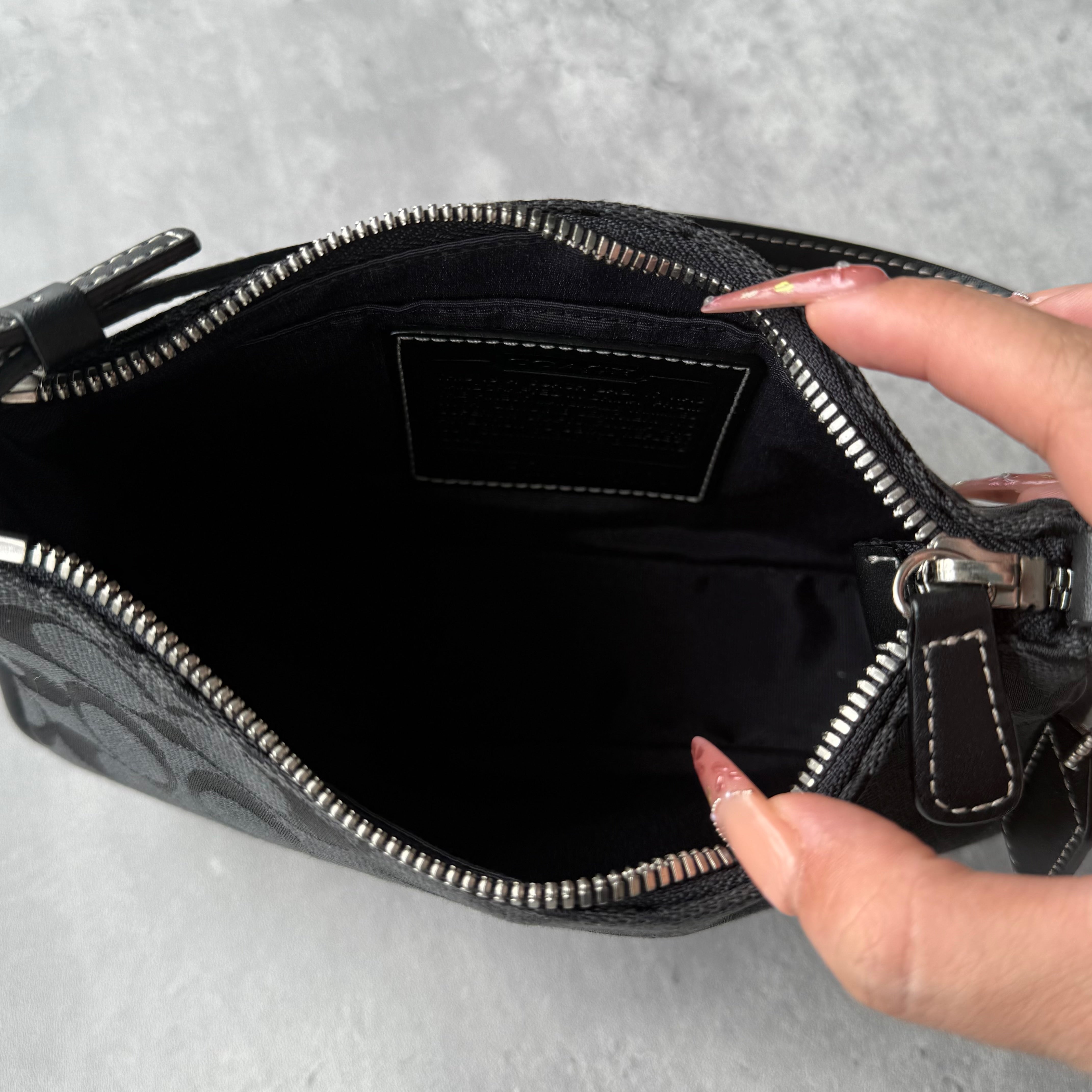 Coach Y2K Demi Shoulder Bag Black