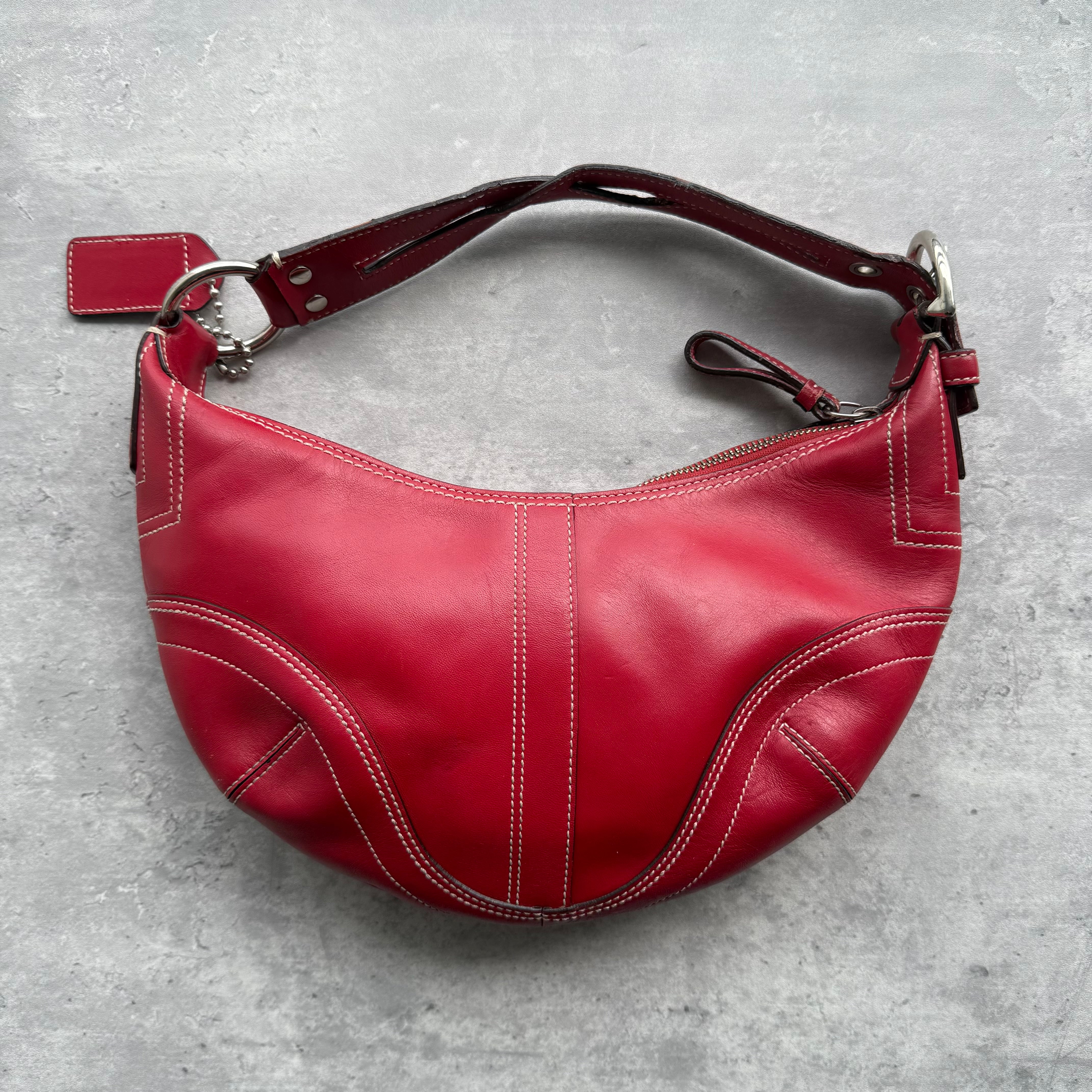 Coach Y2K Soho Hobo ShoulderBag Red