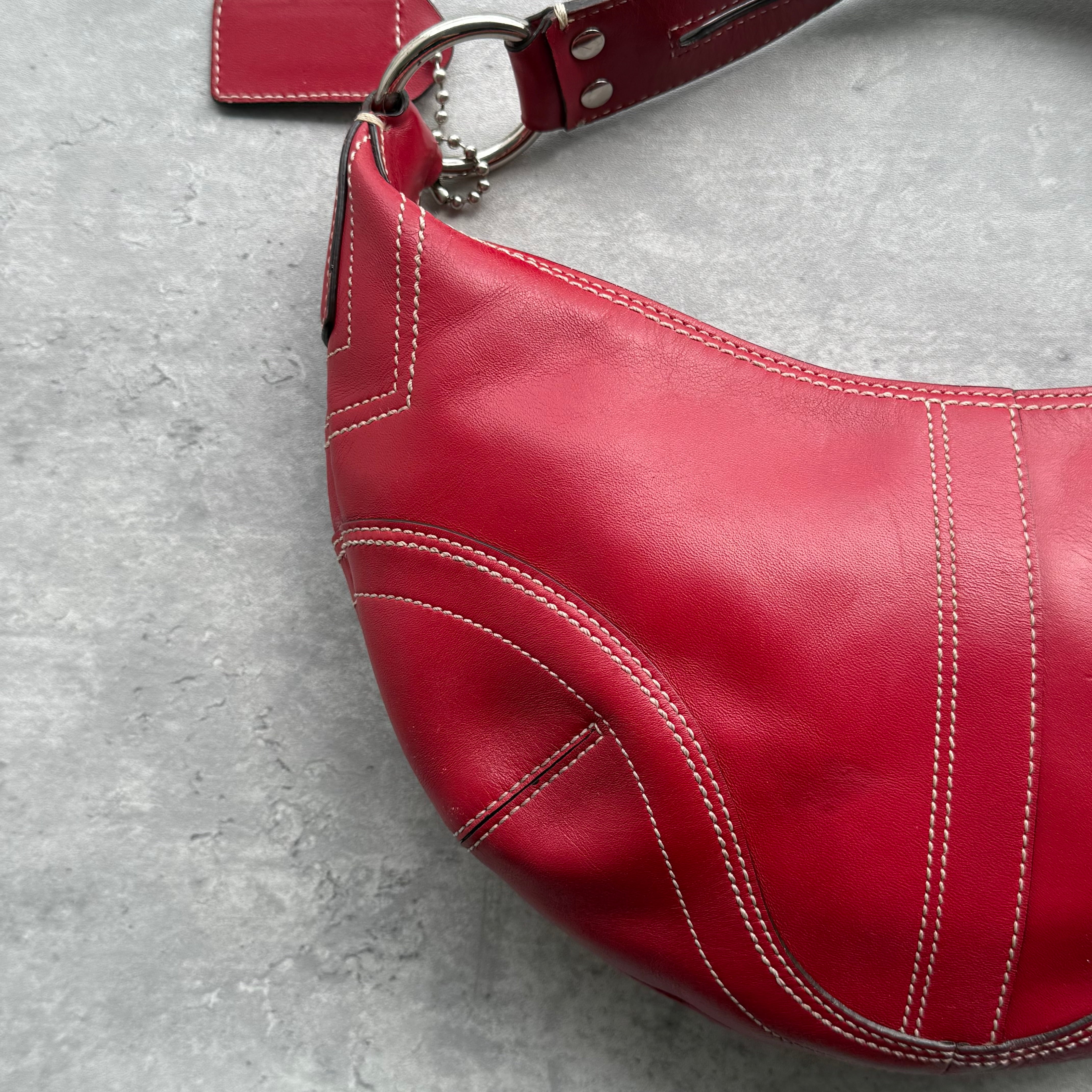 Coach Y2K Soho Hobo ShoulderBag Red