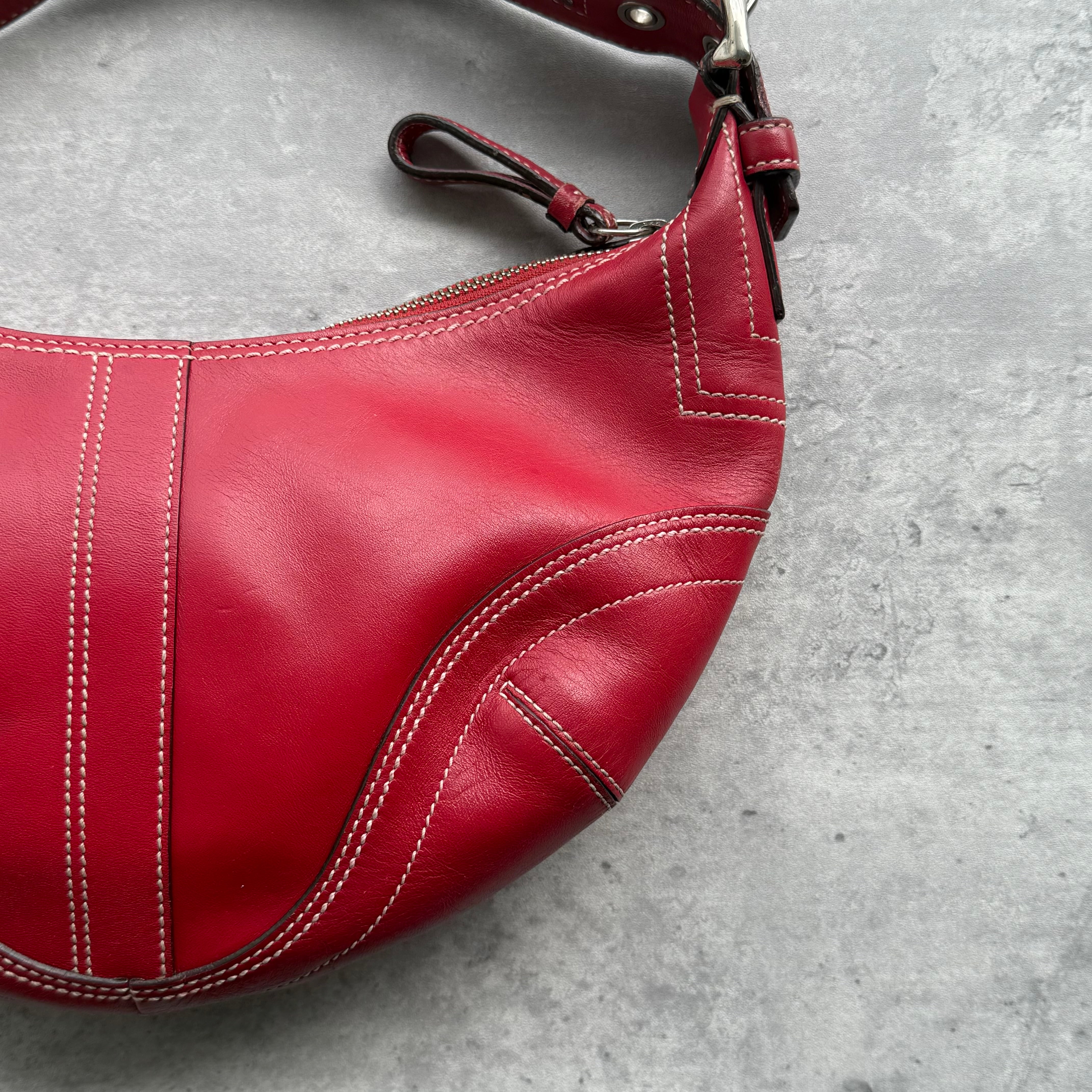 Coach Y2K Soho Hobo ShoulderBag Red