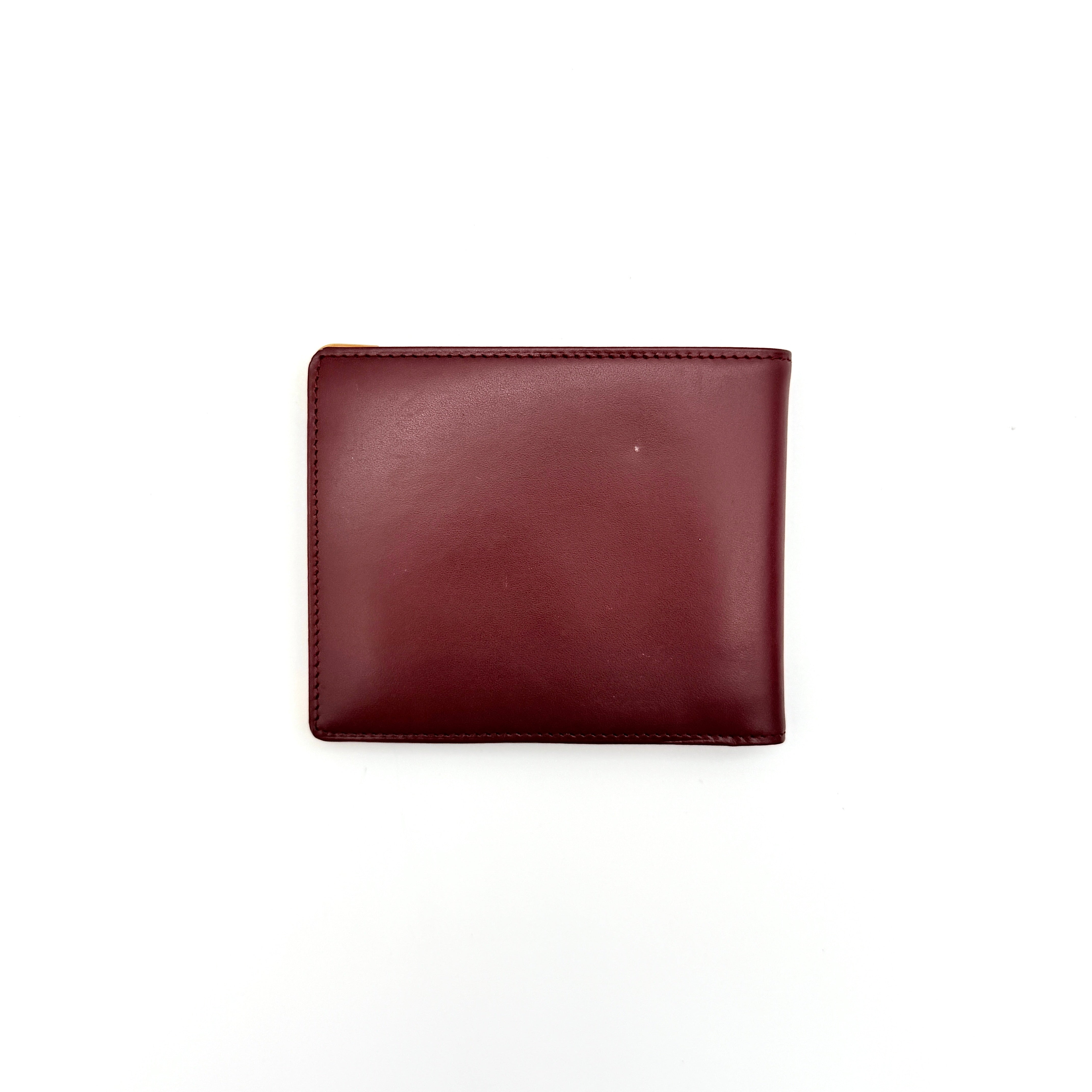 Cartier Must de Cartier Leather Bifold Wallet Burgundy