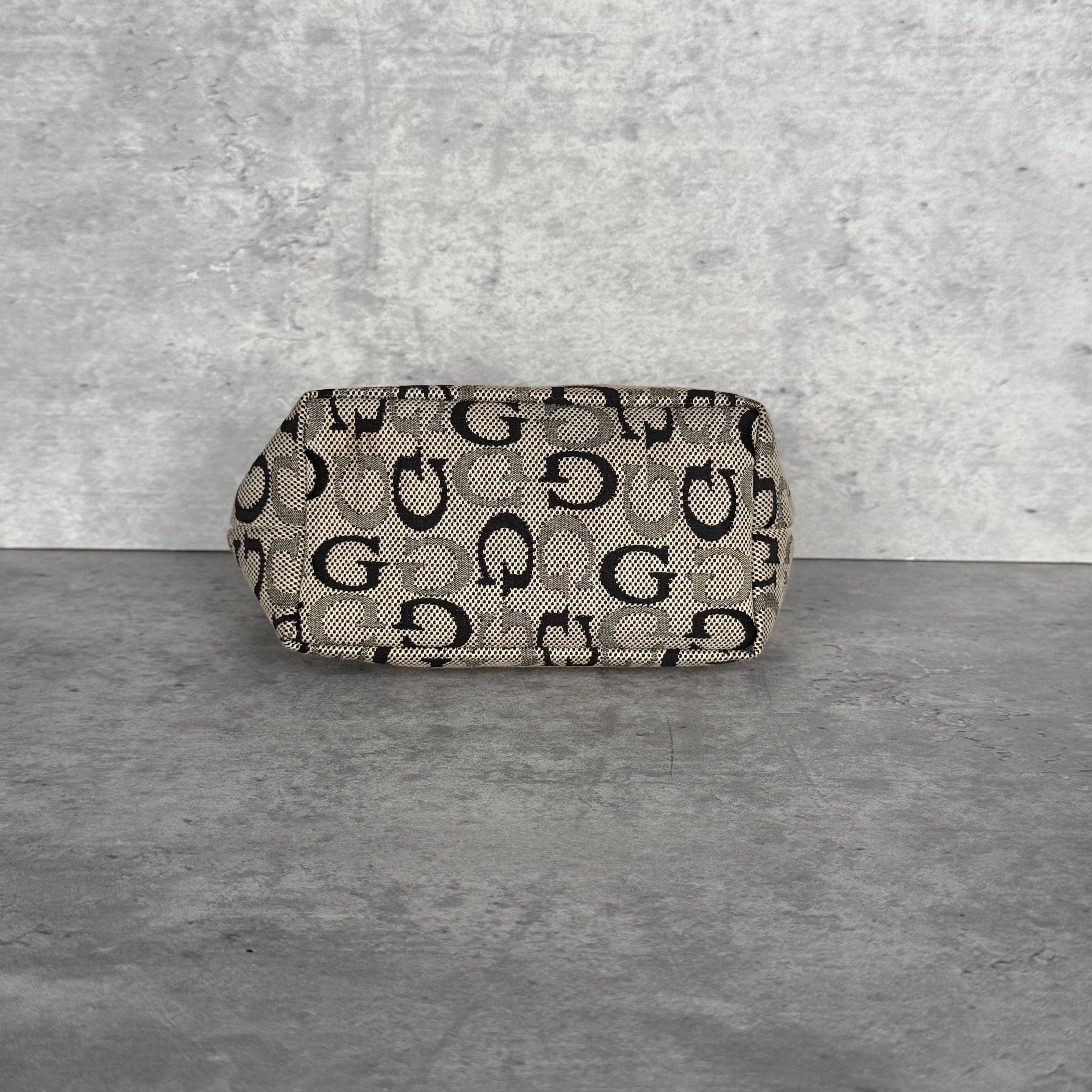 Guess Y2K Monogram Mini Hobo ShoulderBag Grey/Black