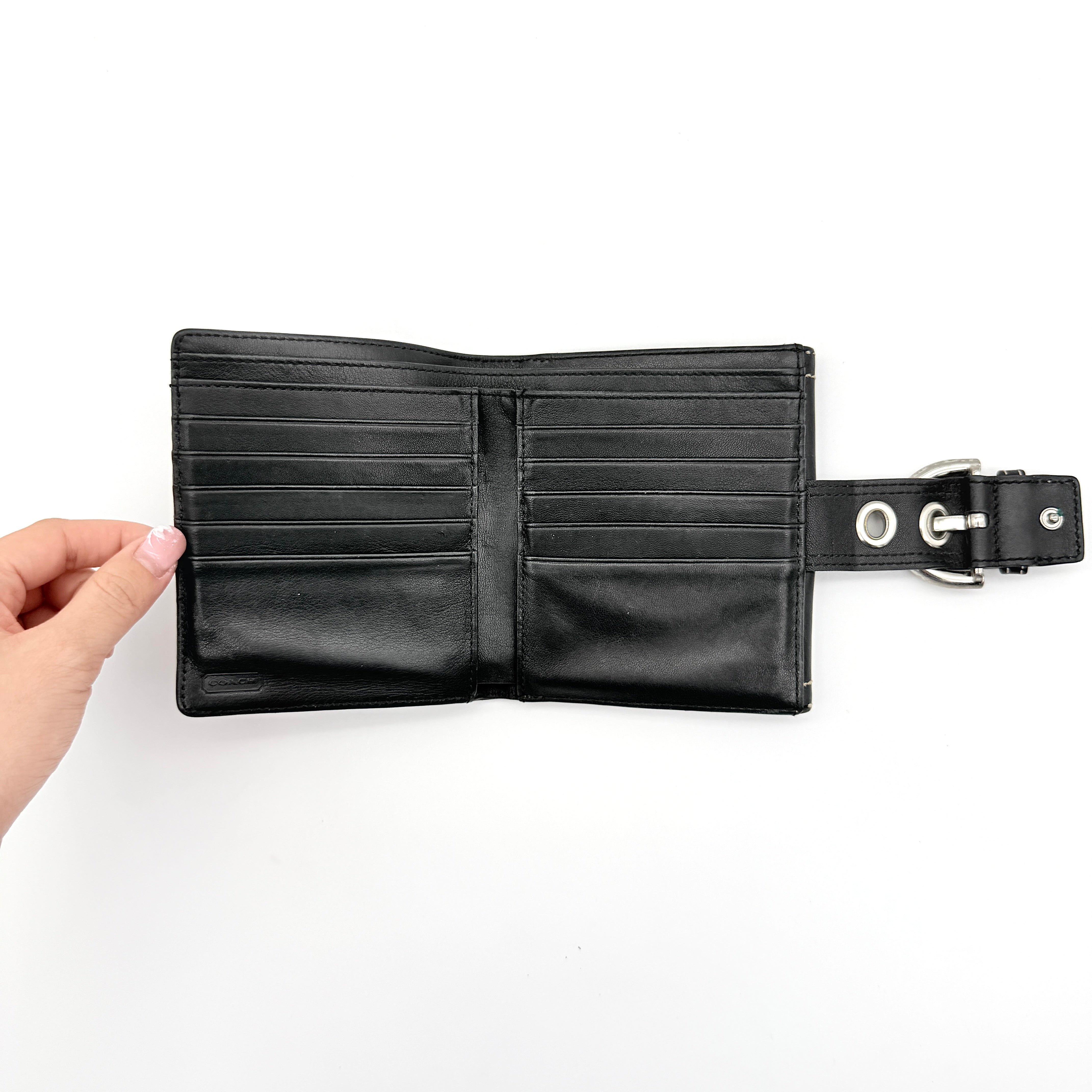 Coach Y2K Soho Buckle Wallet Black