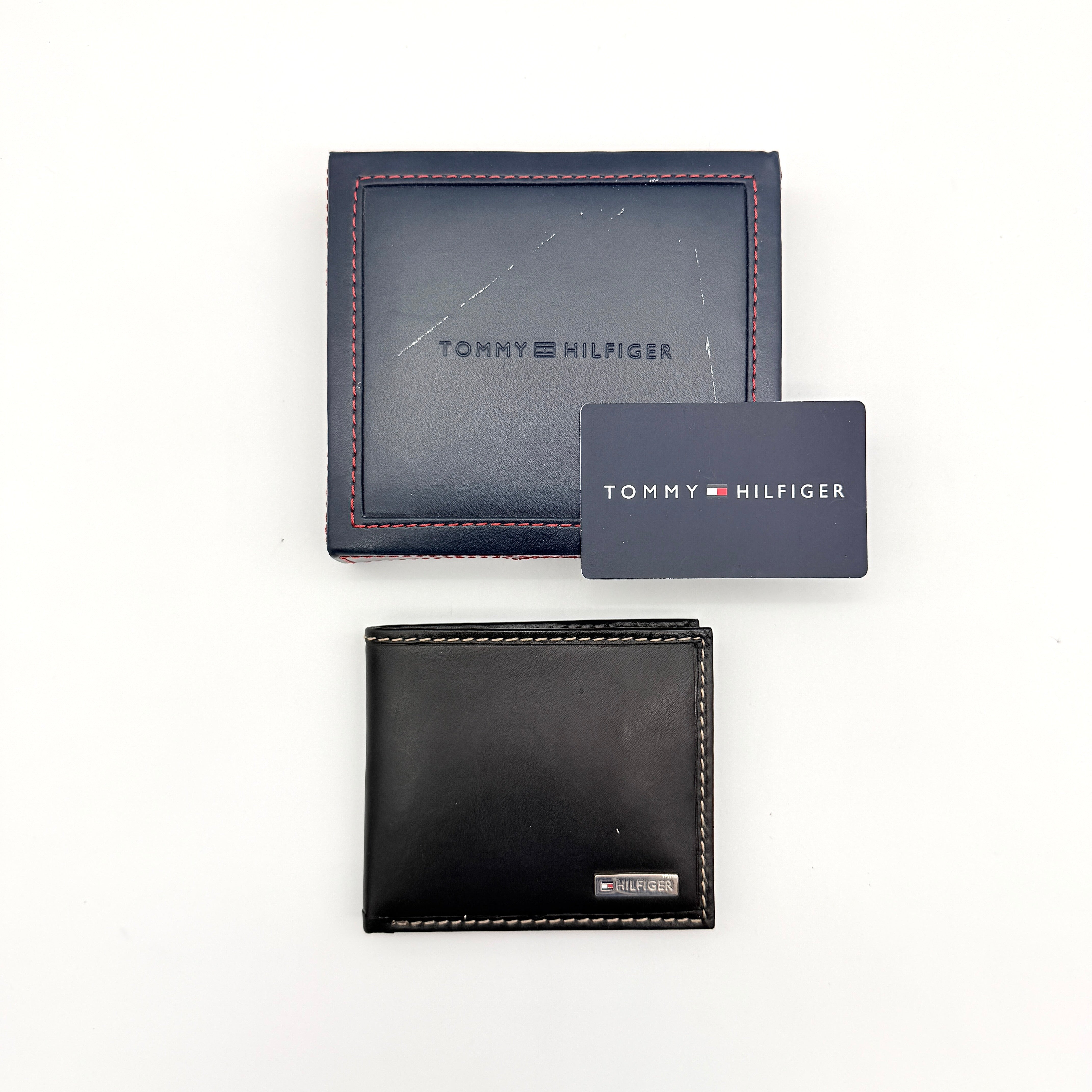 Tommy Hilfiger Fordham Multi Stripe Wallet Black