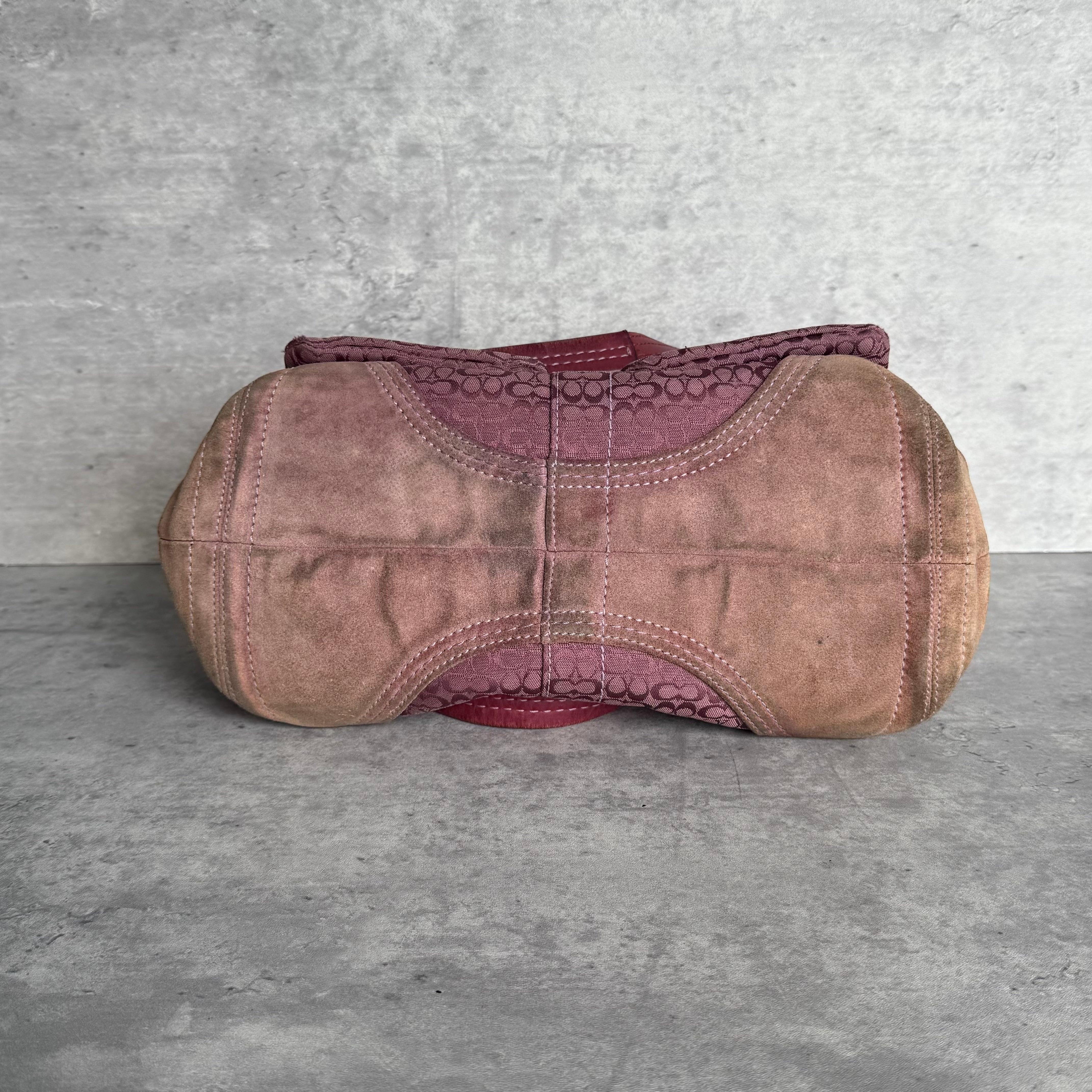 Coach Y2K Soho Double Mini Buckle Pocket HandBag Purple