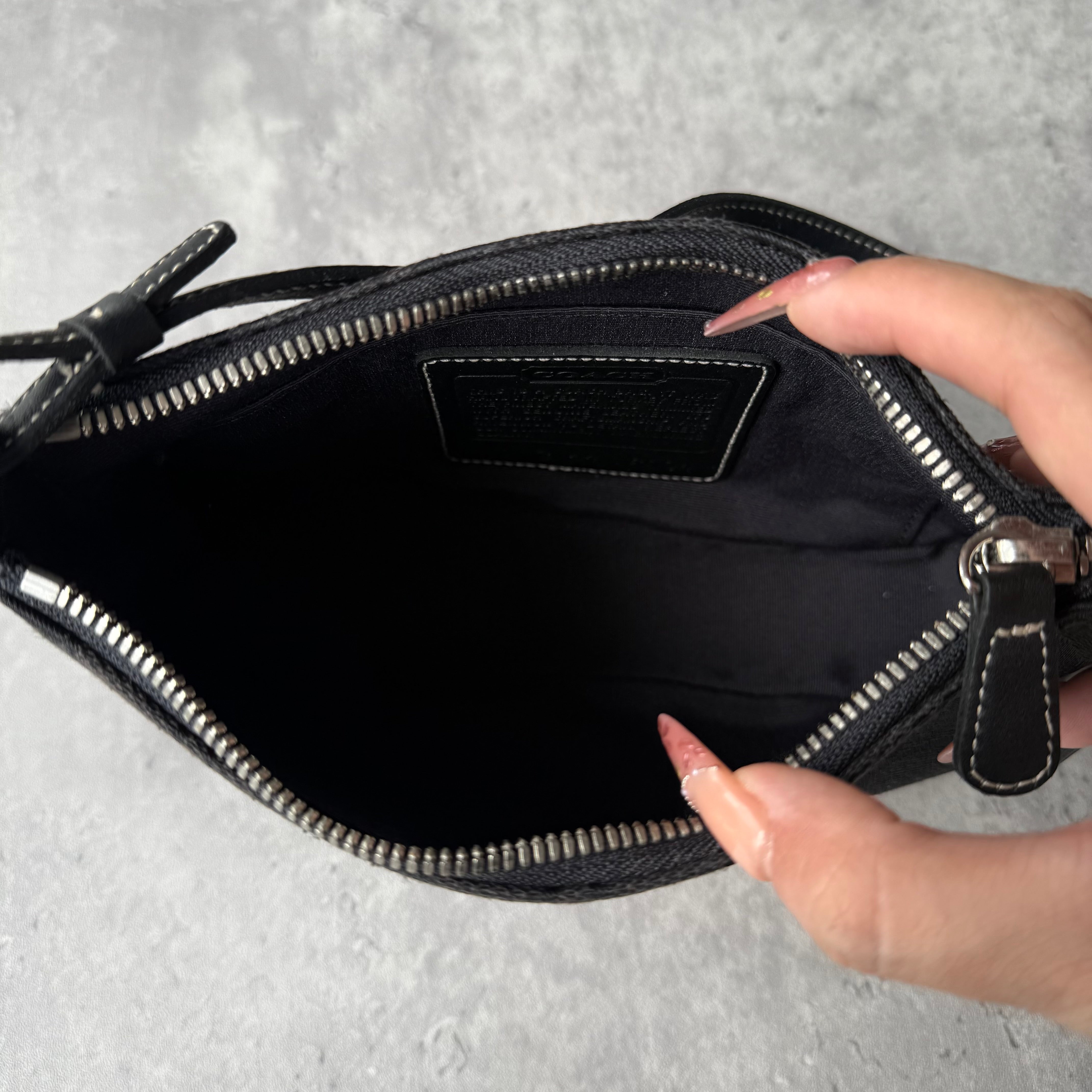 Coach Y2K Demi Shoulder Bag Black