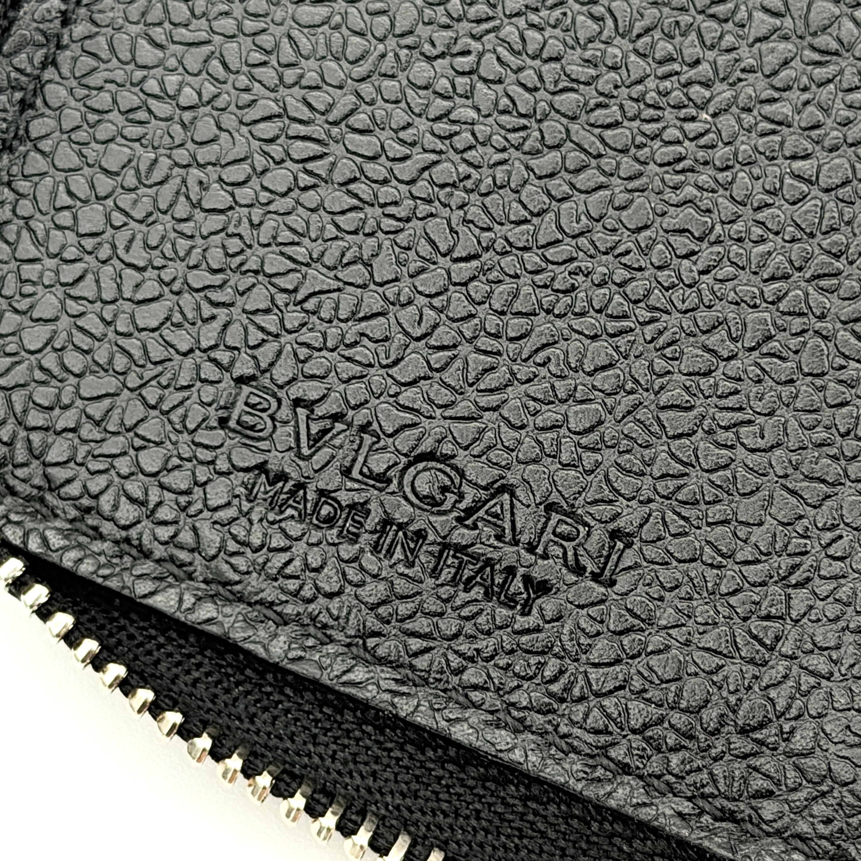 Bvlgari Monogram Notebook Organizer Wallet Black