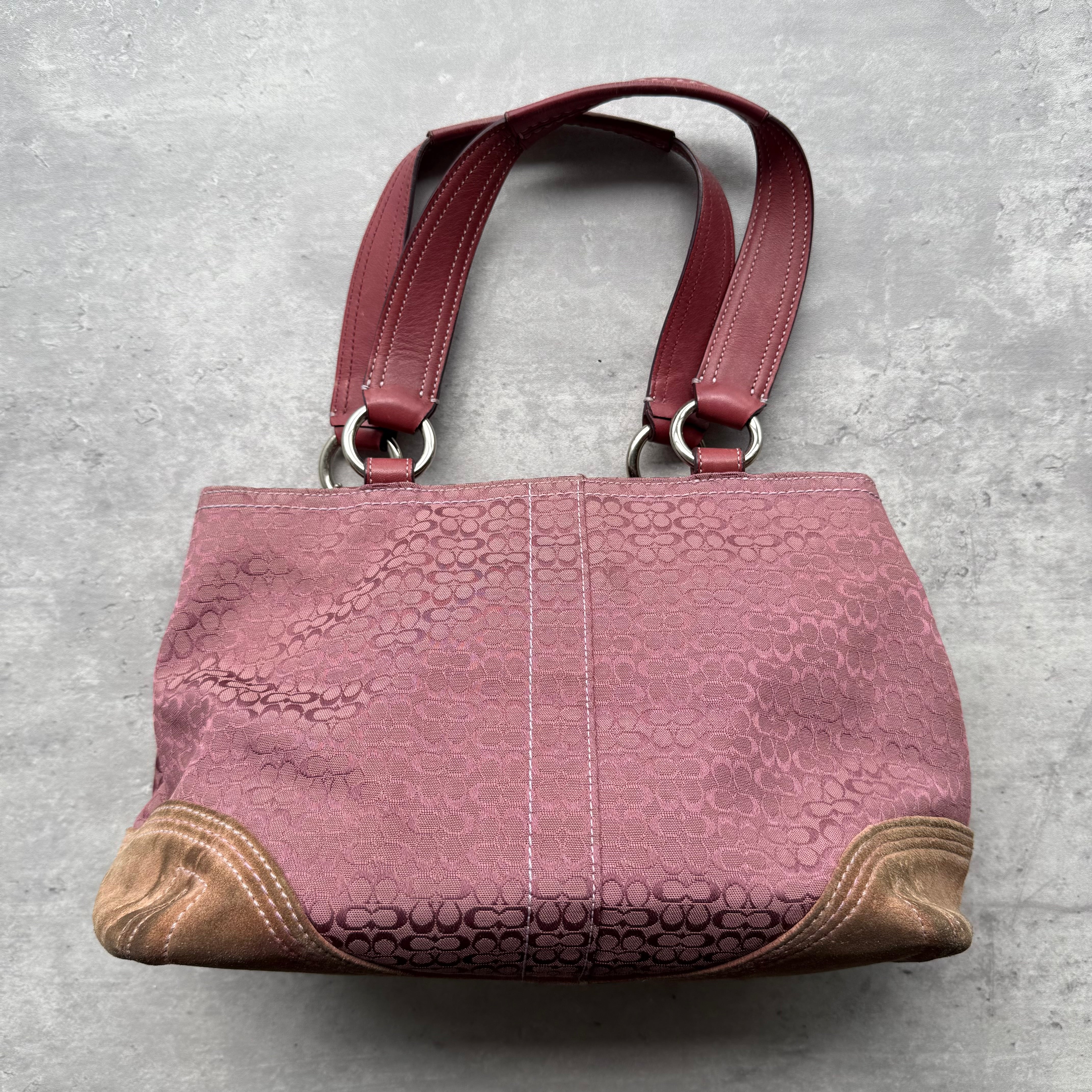 Coach Y2K Soho Double Mini Buckle Pocket HandBag Purple