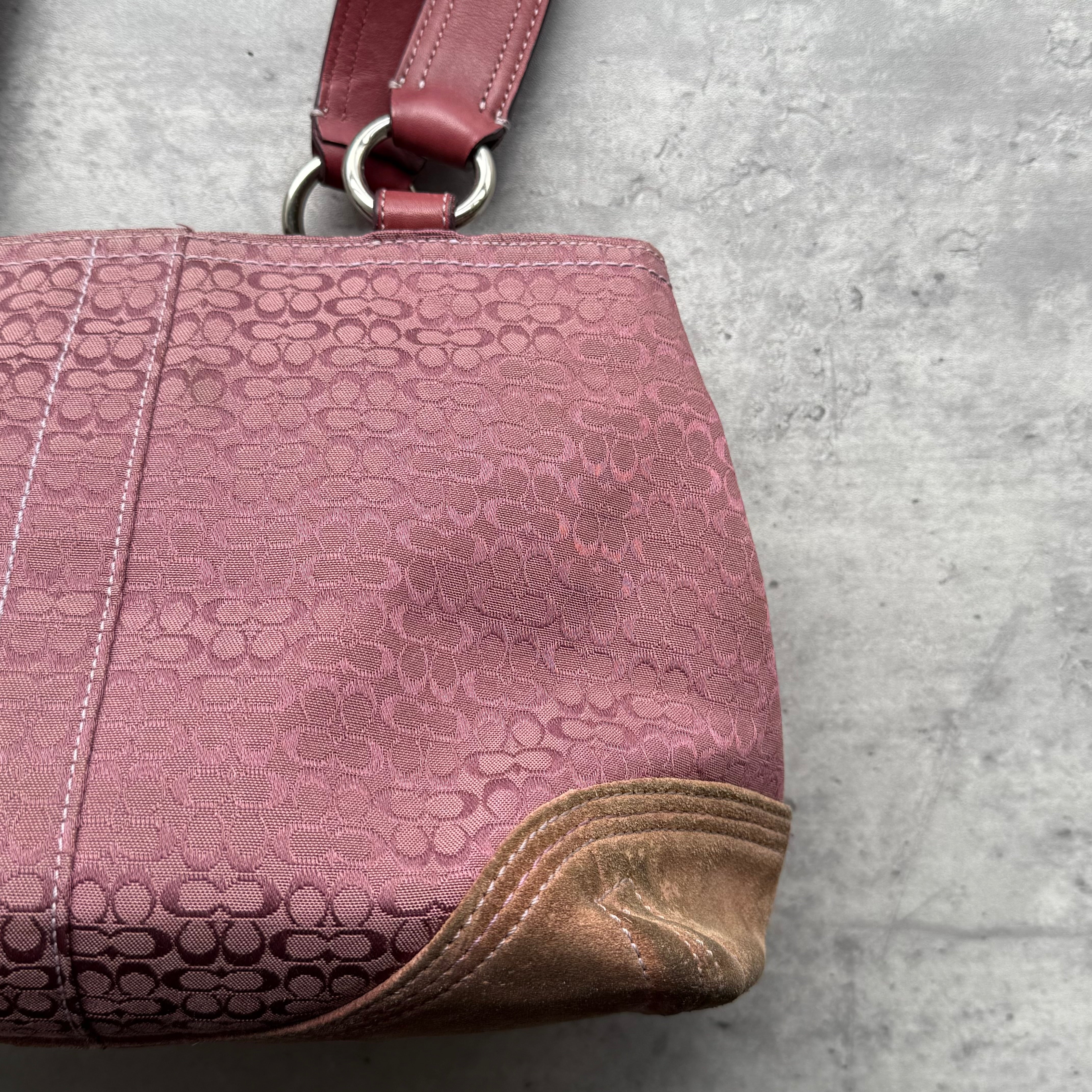 Coach Y2K Soho Double Mini Buckle Pocket HandBag Purple