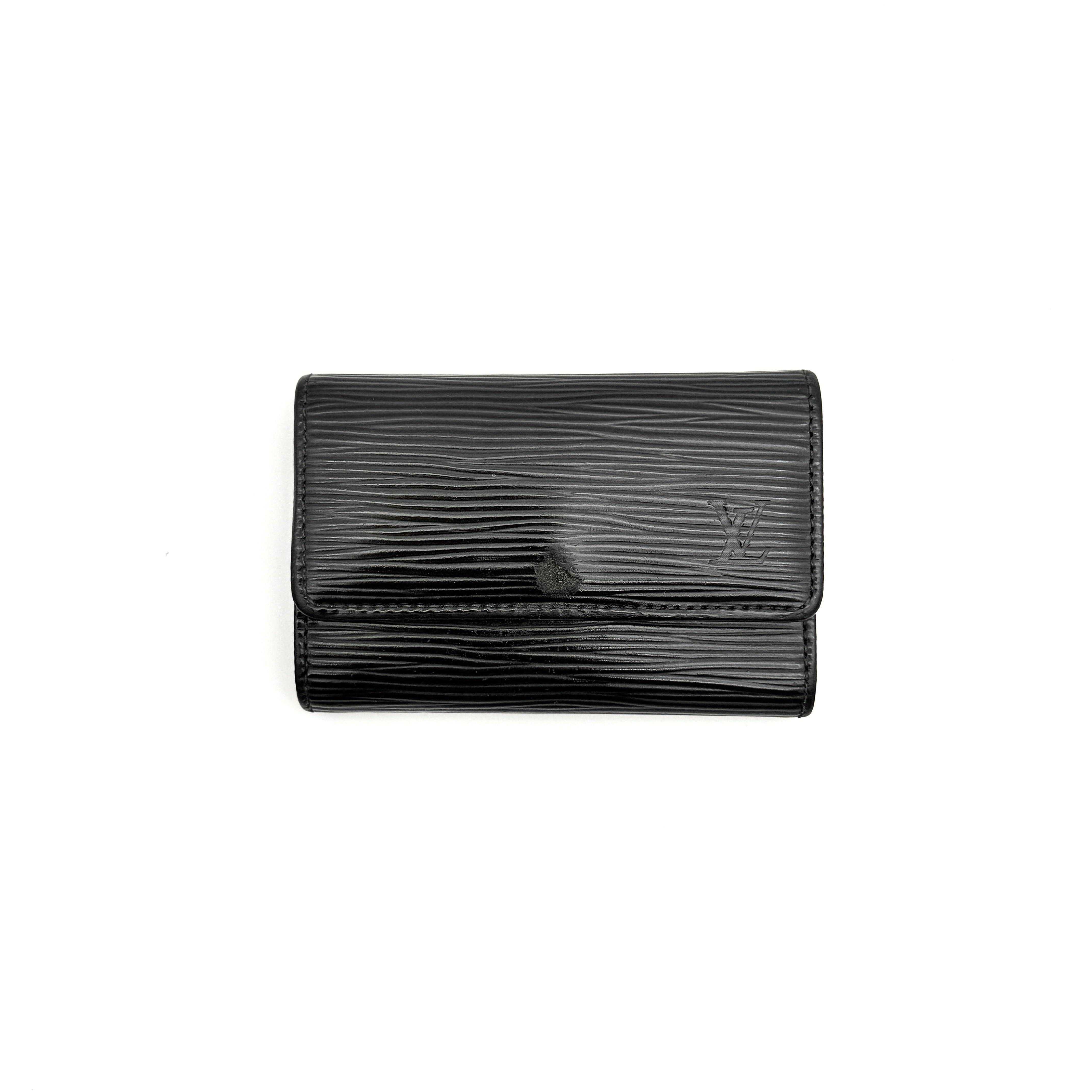 Louis Vuitton Epi Leather Key Holder Black
