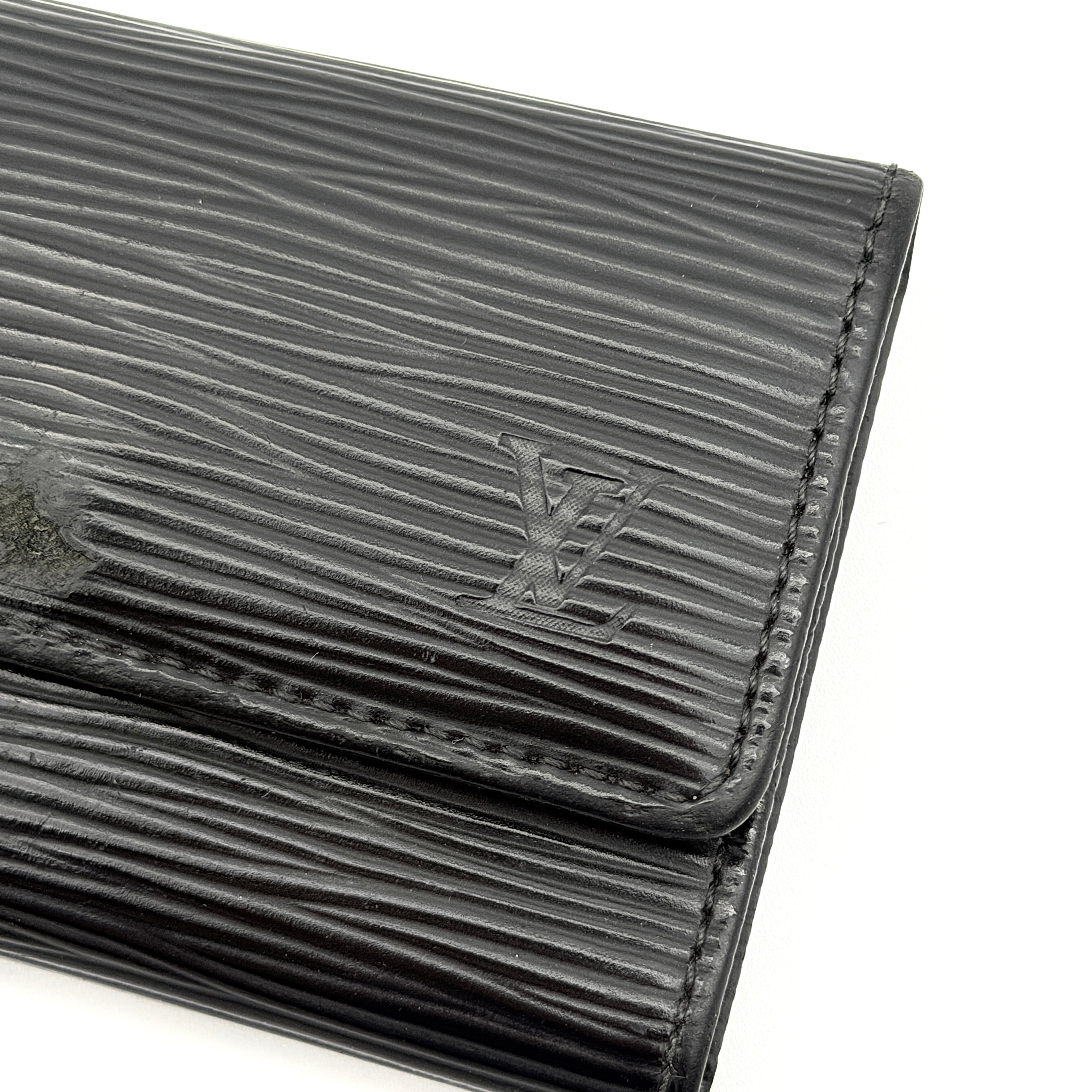 Louis Vuitton Epi Leather Key Holder Black