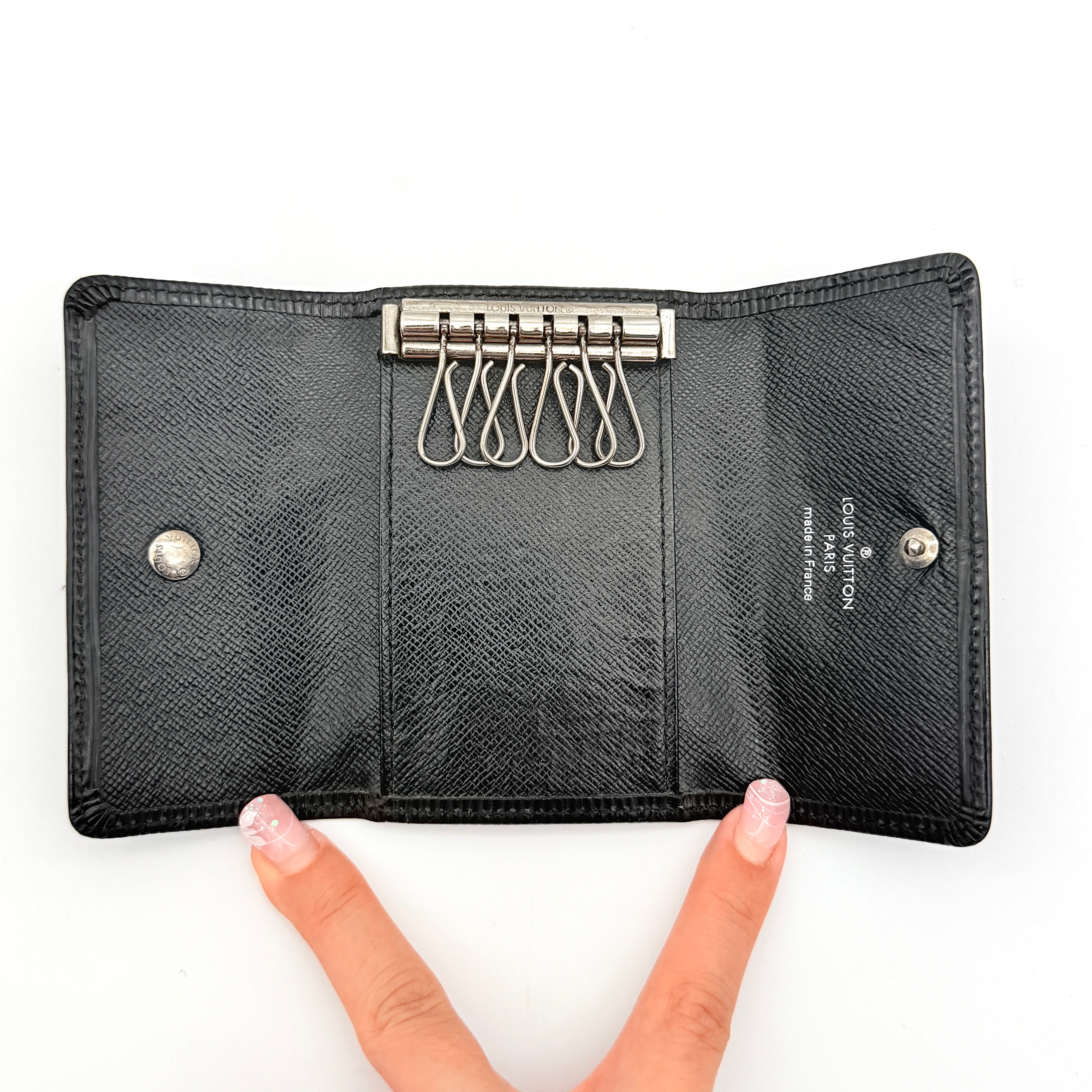 Louis Vuitton Epi Leather Key Holder Black