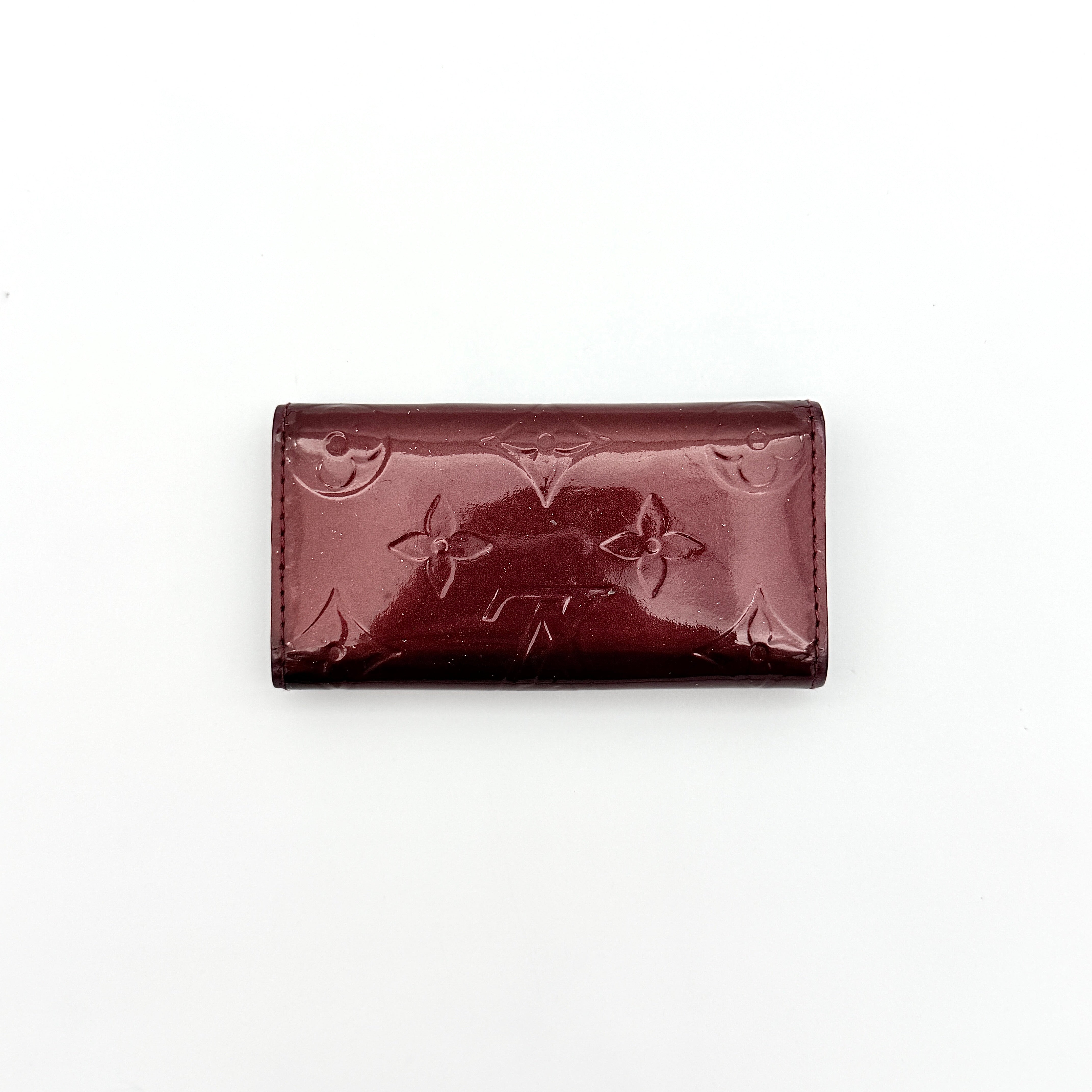 Louis Vuitton Monogram Vernis Key Holder Burgundy