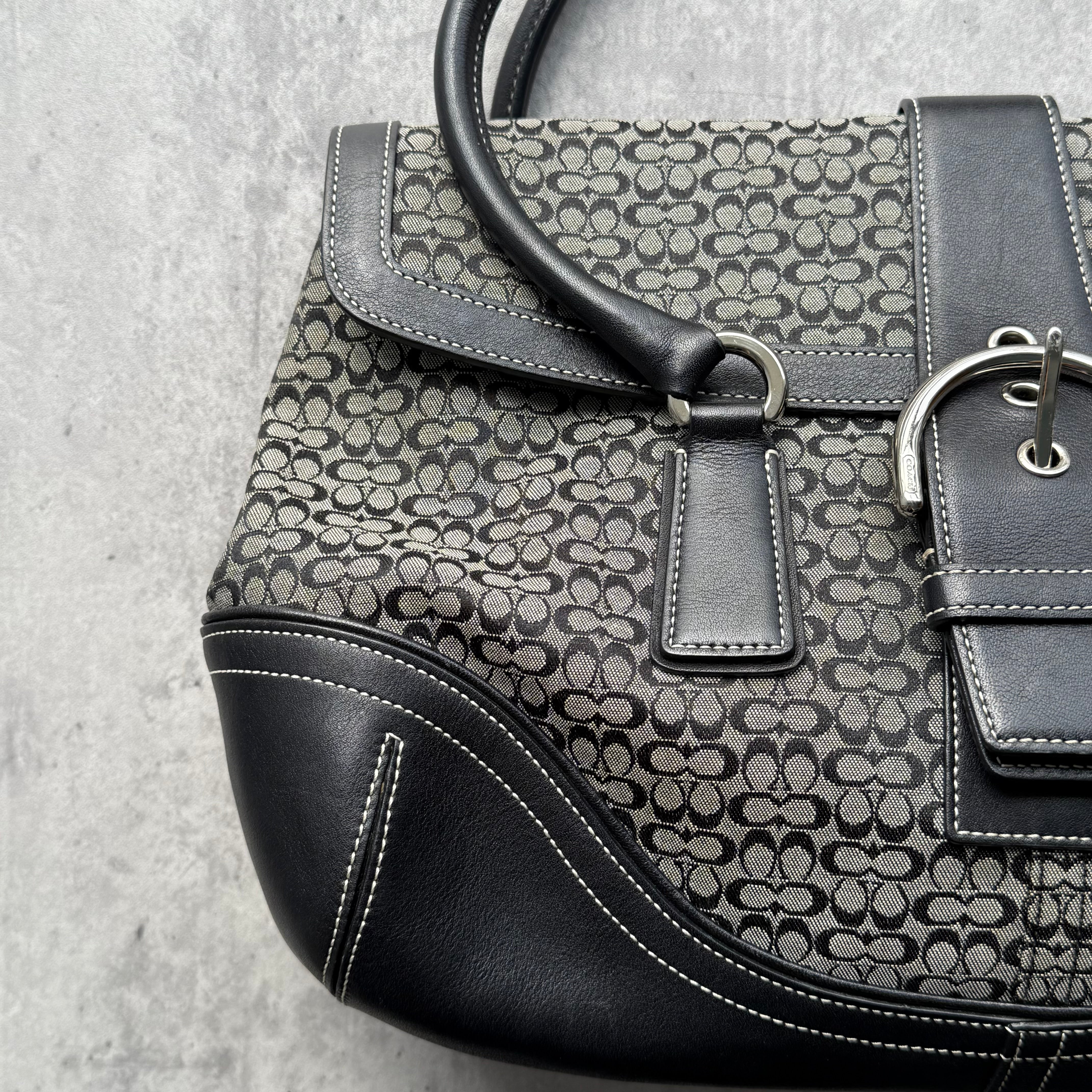 Coach Y2K Soho Shoulder Bag Grey/Black