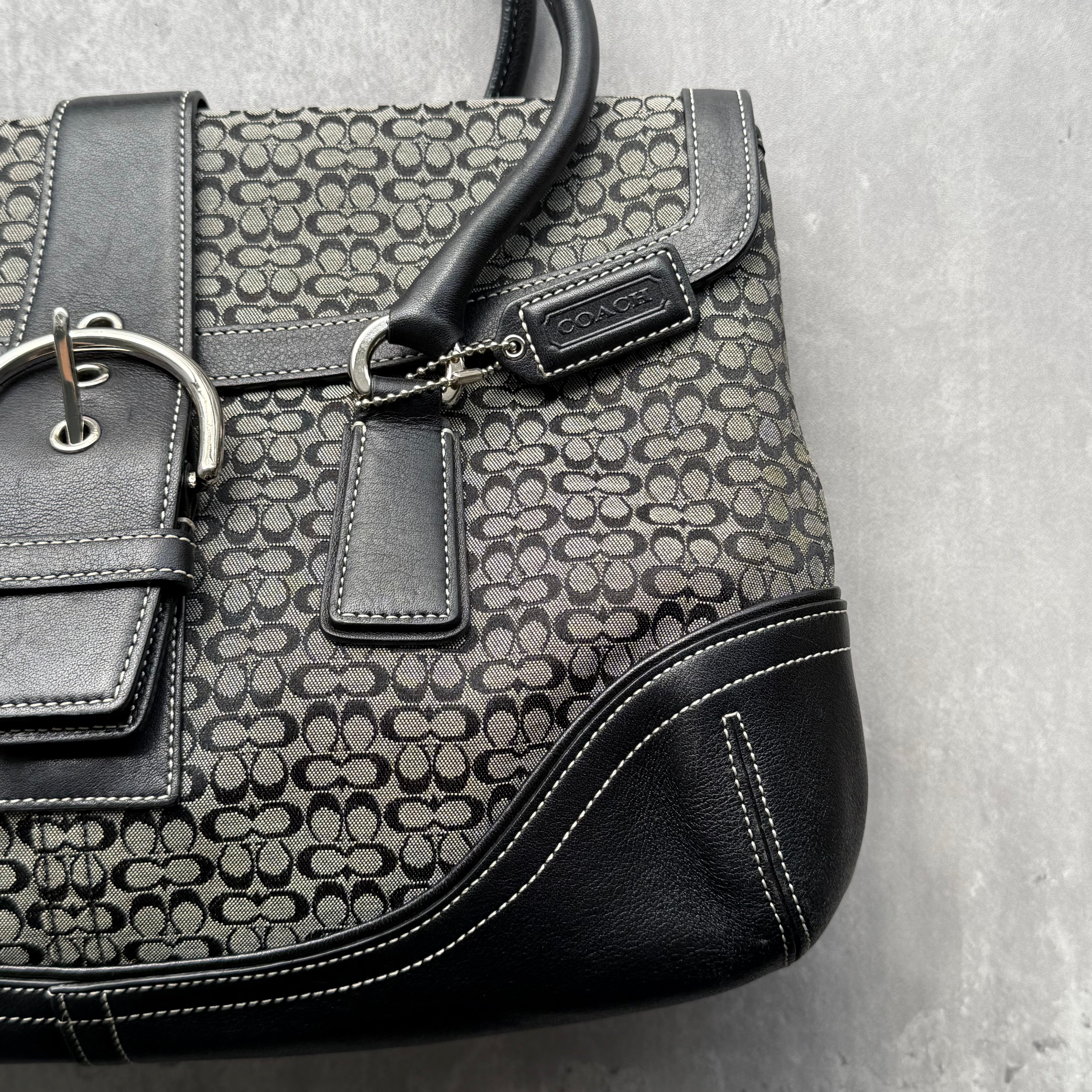 Coach Y2K Soho Shoulder Bag Grey/Black