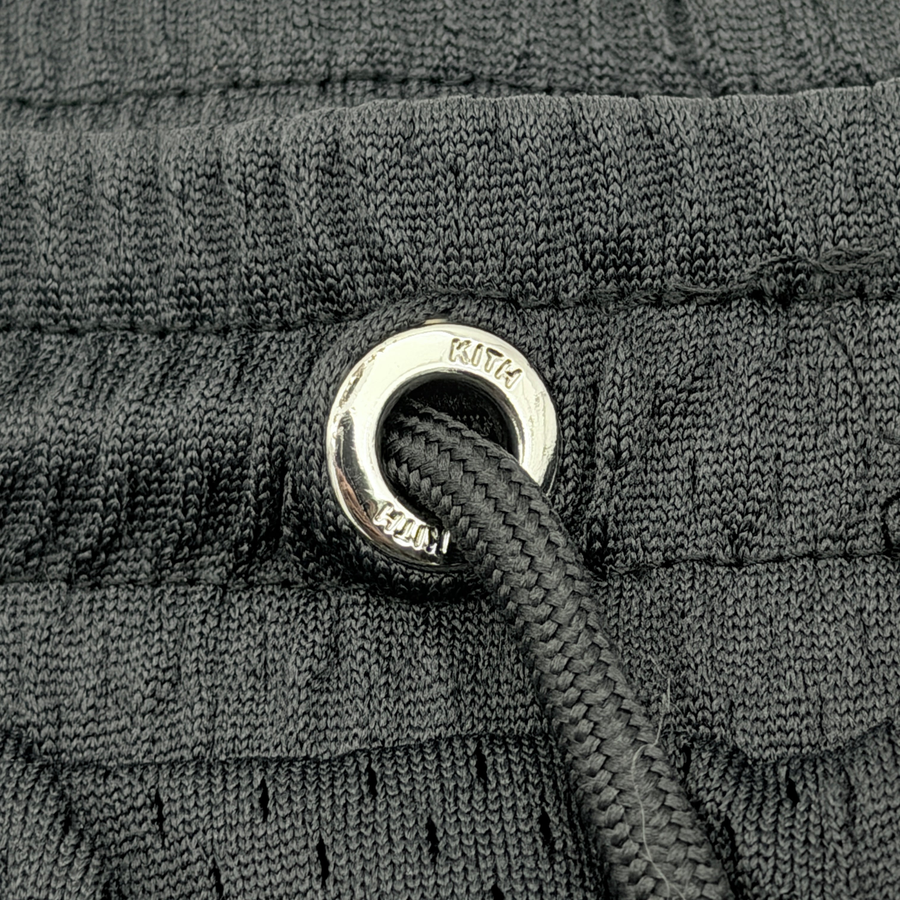 (M) Kith Harden Panelled Mesh Shorts Black