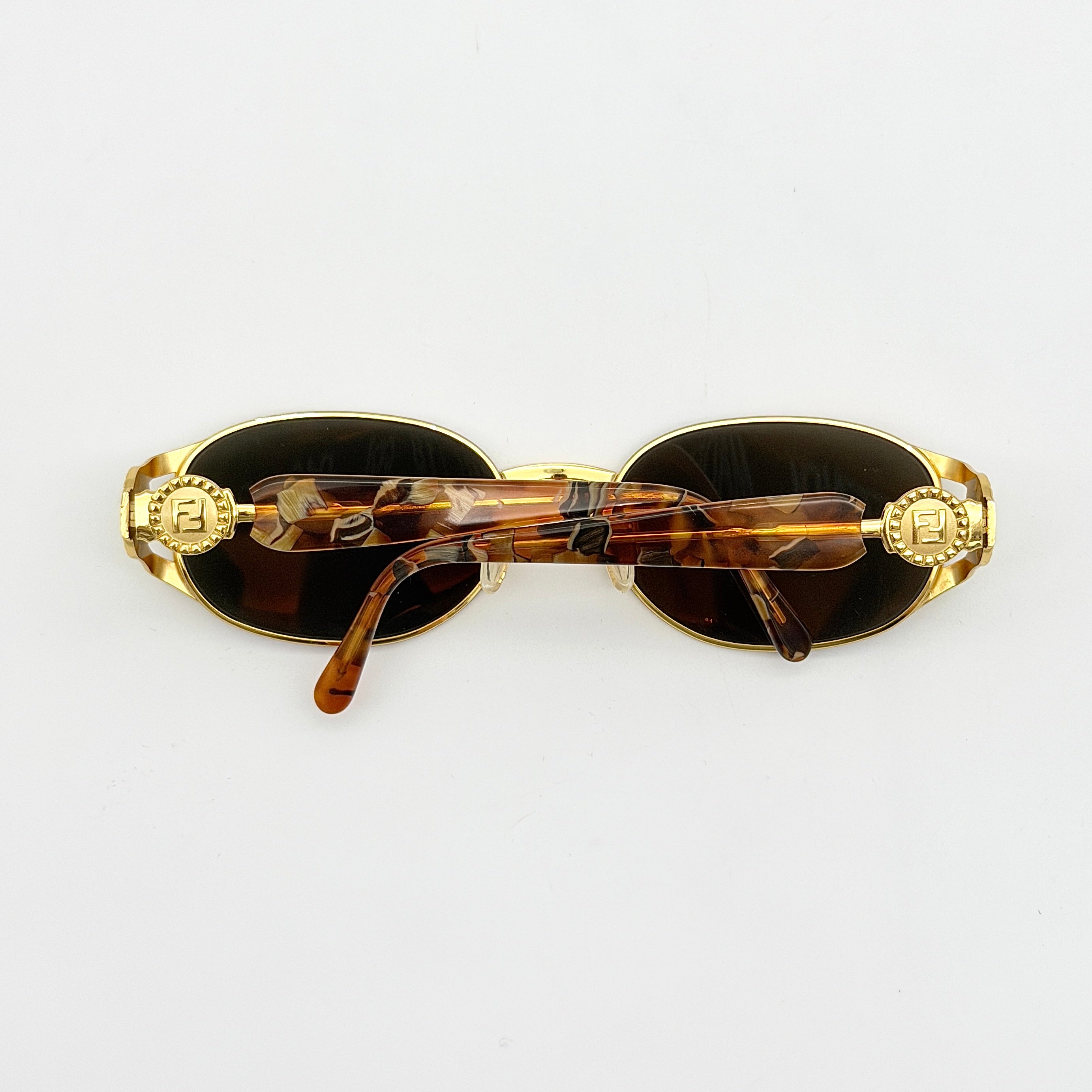 Fendi FS282 Tortoise Shell Sunglasses Gold