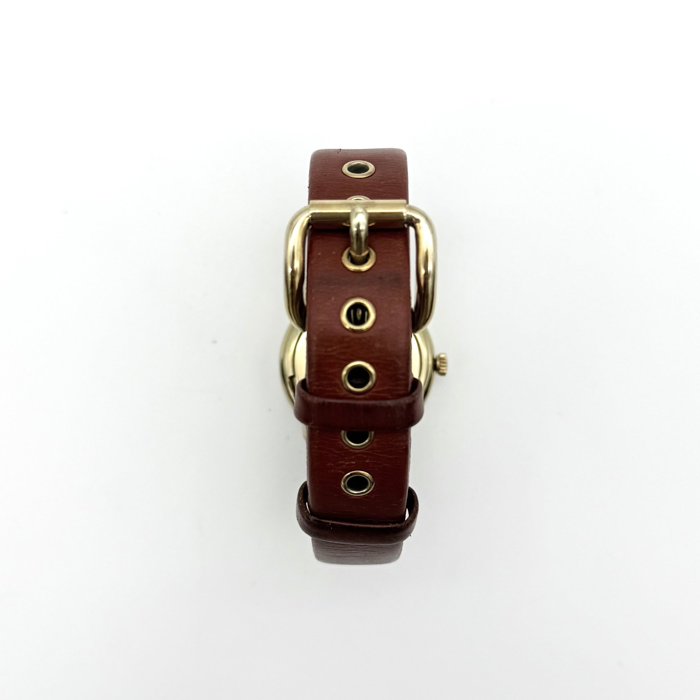 Marc by Marc Jacobs Amy White Dial Watch Gold/Brown