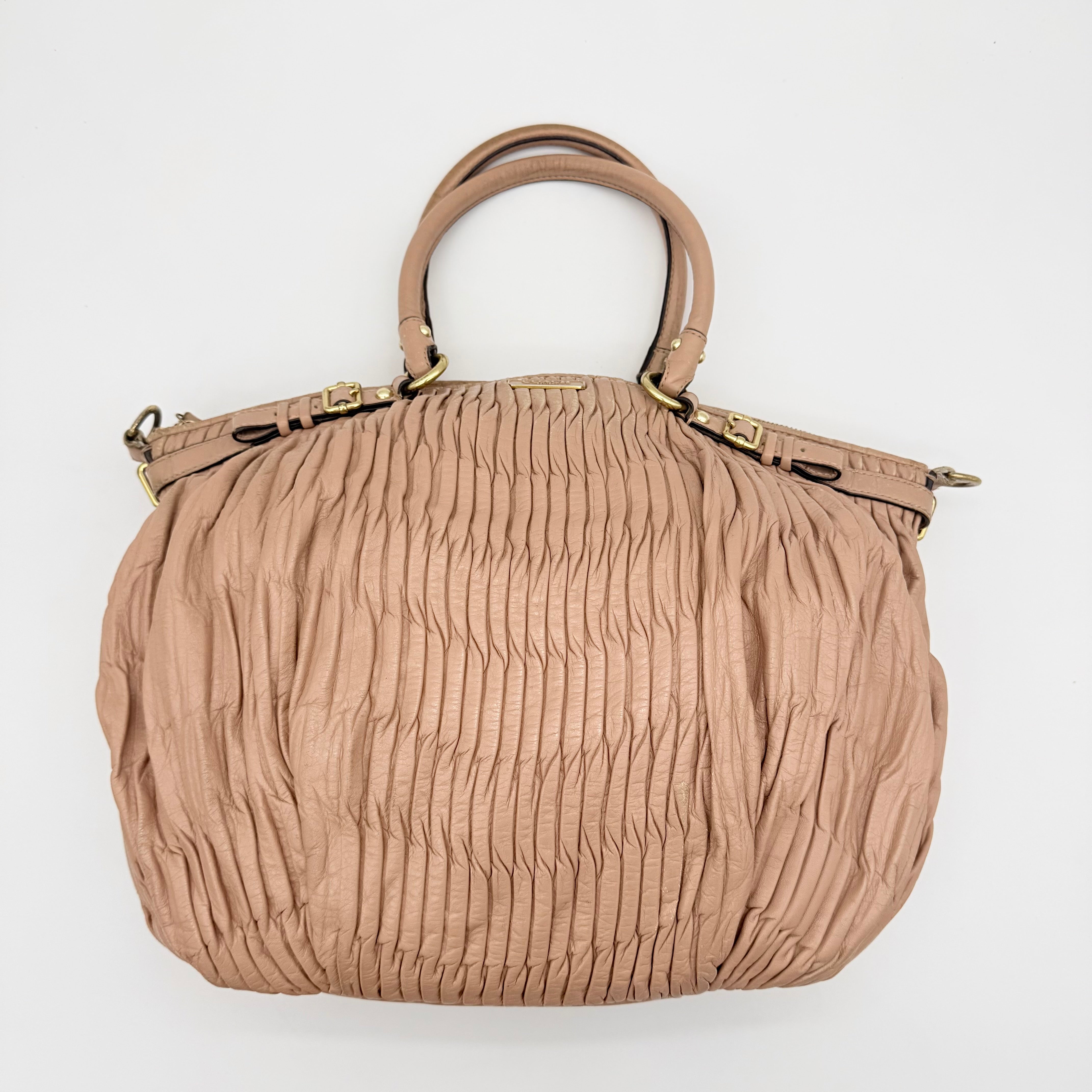 Coach 2Way Signature Madison Shoulder Bag Light Pink