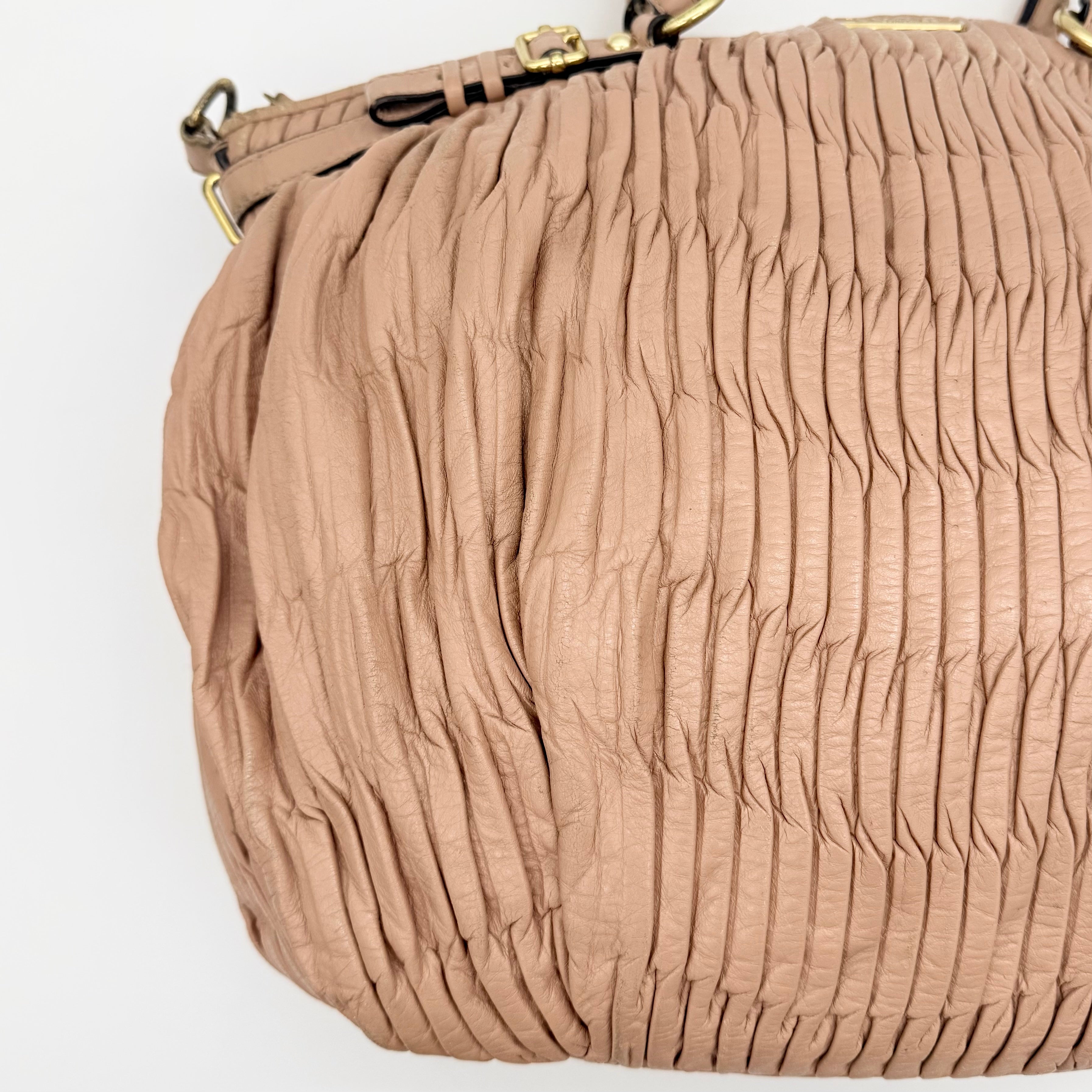Coach 2Way Signature Madison Shoulder Bag Light Pink
