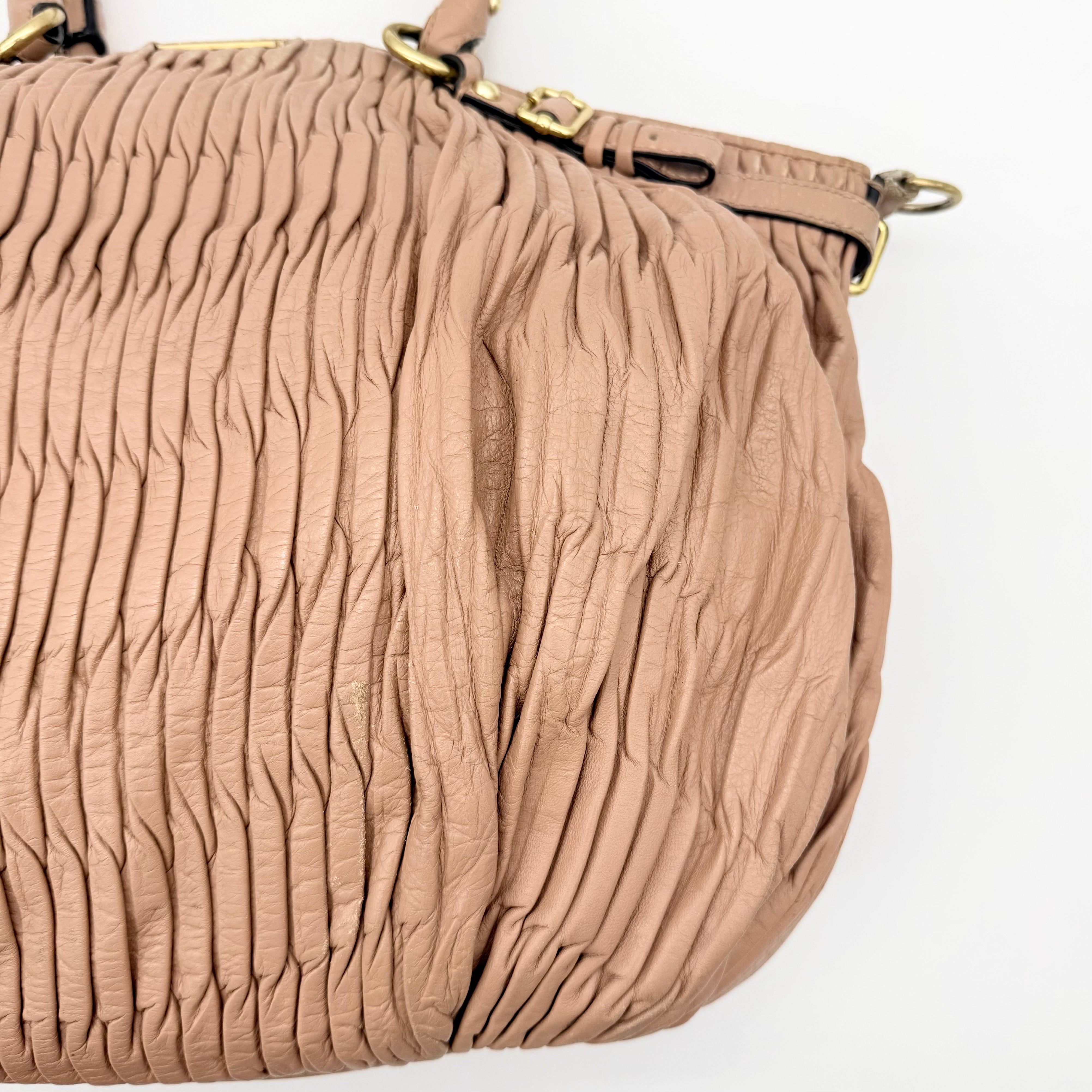 Coach 2Way Signature Madison Shoulder Bag Light Pink