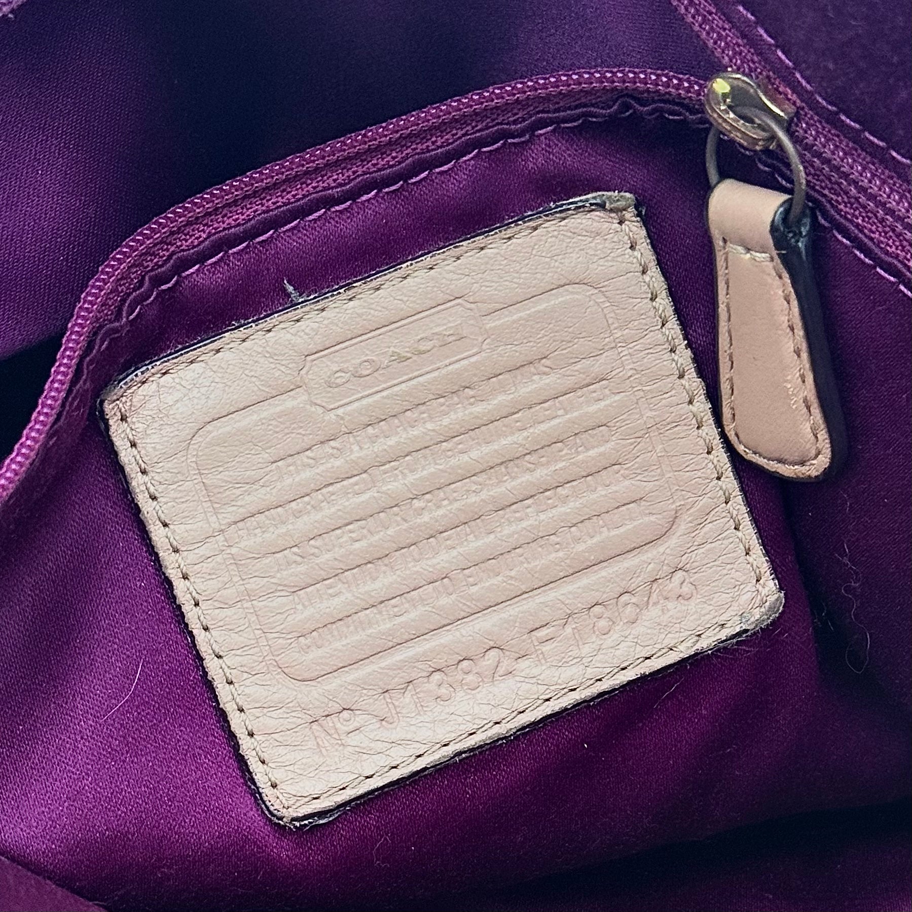 Coach 2Way Signature Madison Shoulder Bag Light Pink