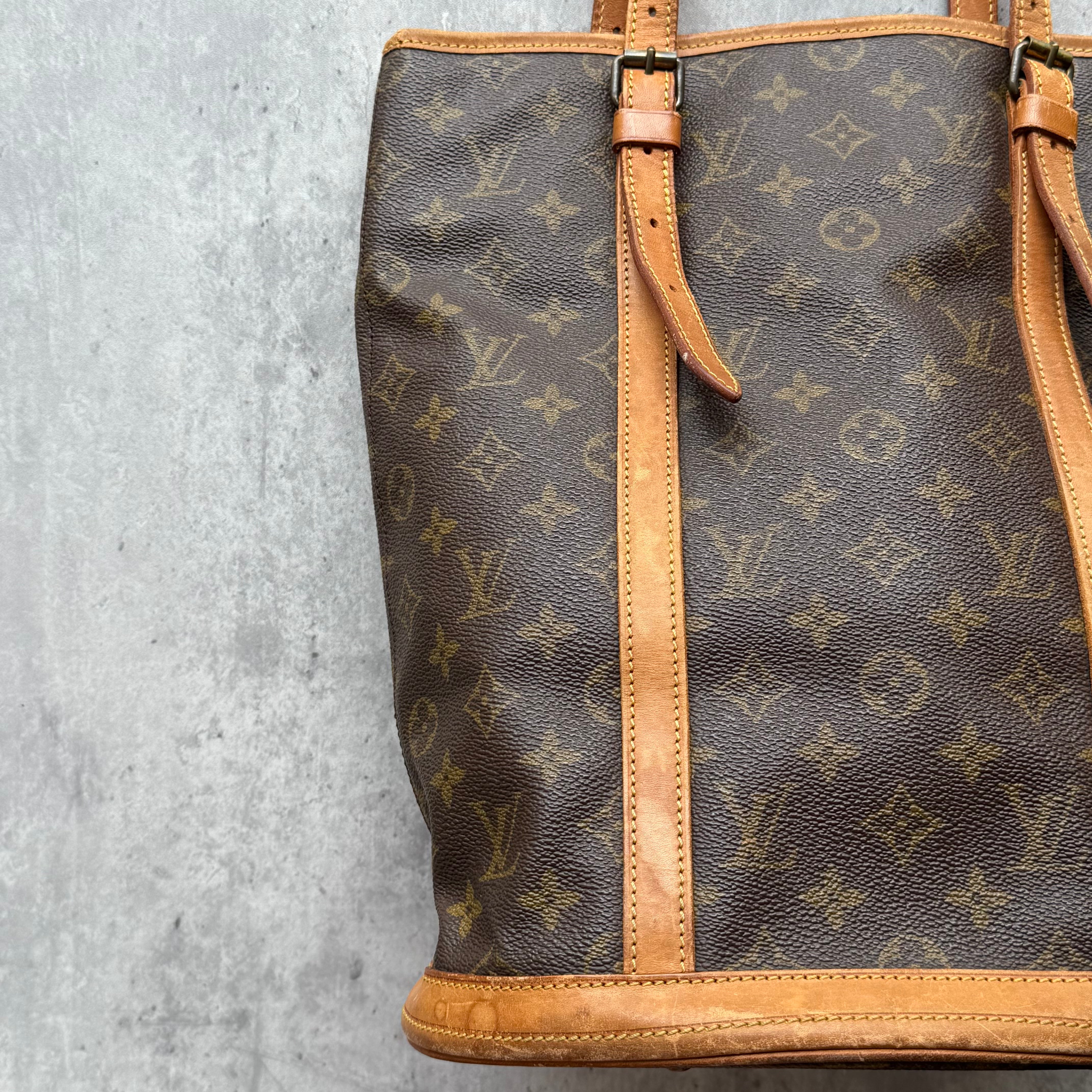 Louis Vuitton Monogram Bucket GM ShoulderBag Brown