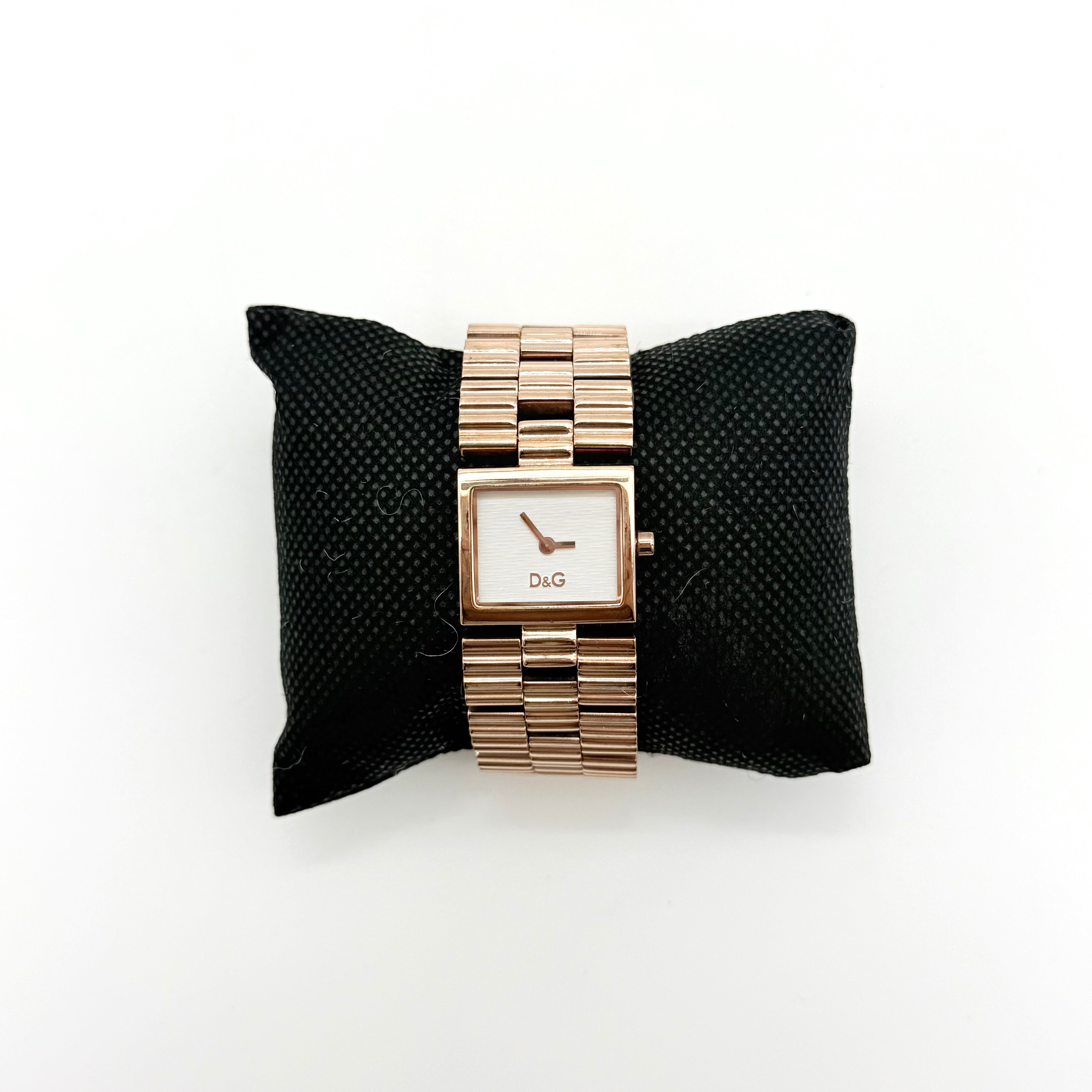 Dolce & Gabbana Check DW0341 Watch Rose Gold