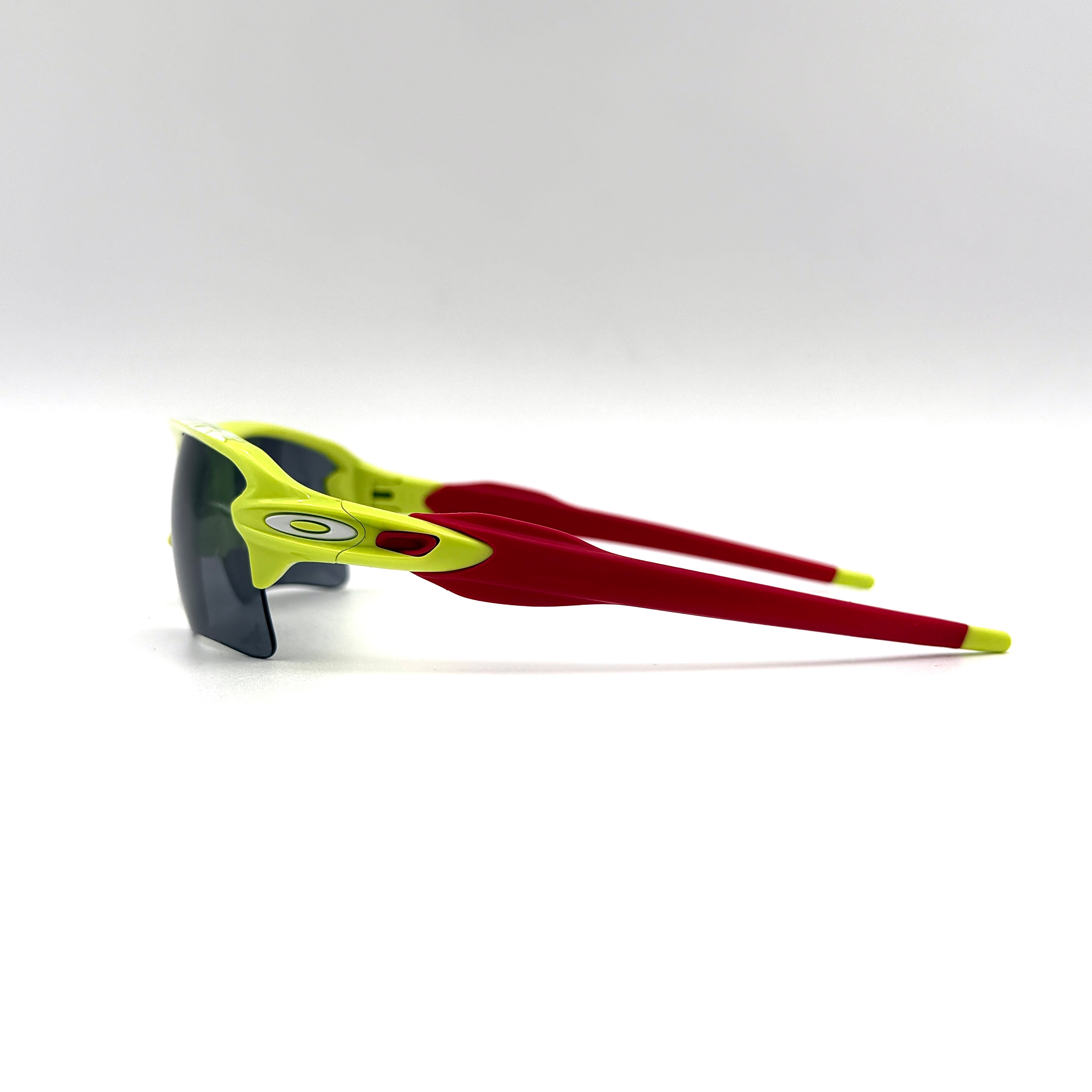 Oakley Flak 2.0 Prizm Sunglasses Neon Yellow/Red (Staple Graffiti Collection)