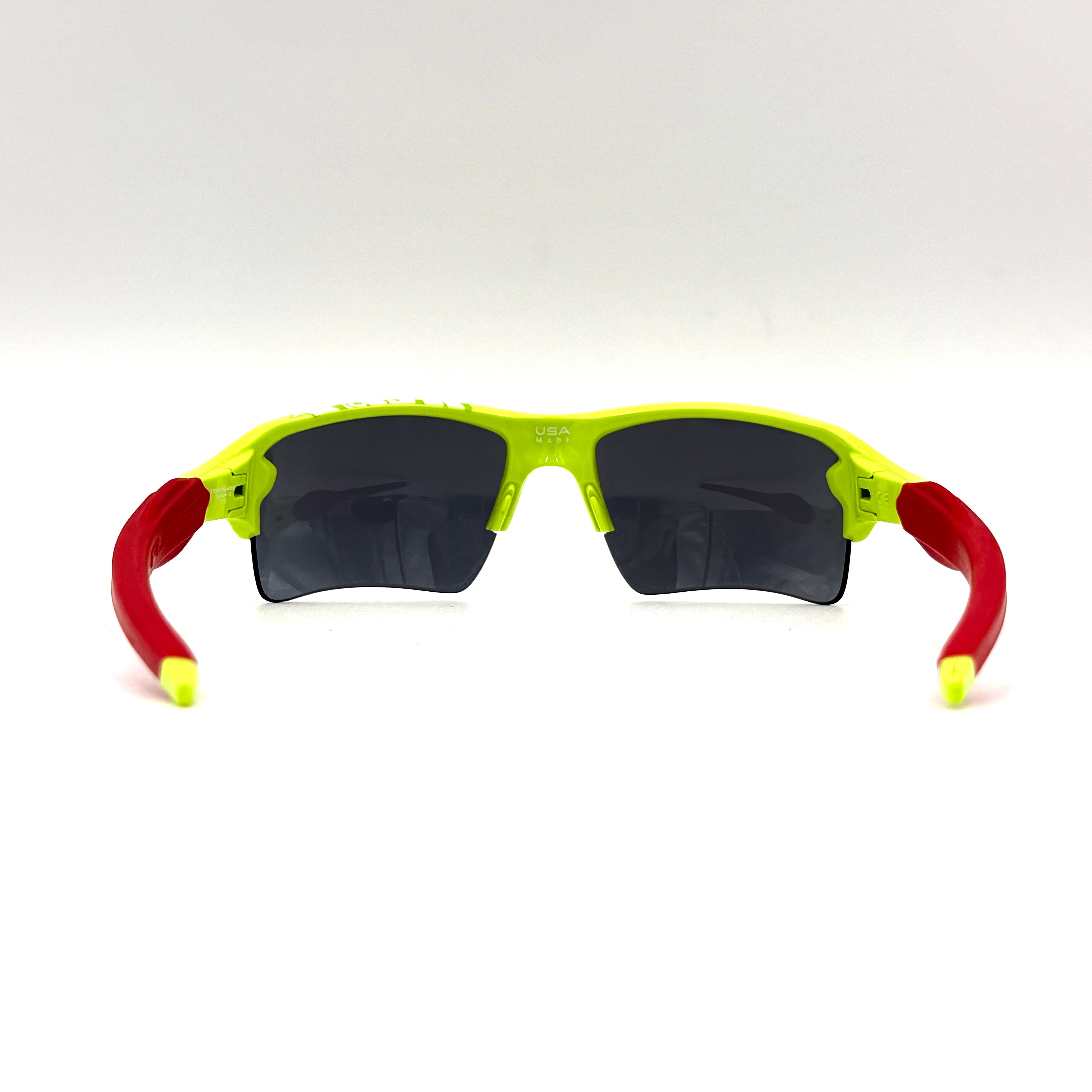 Oakley Flak 2.0 Prizm Sunglasses Neon Yellow/Red (Staple Graffiti Collection)