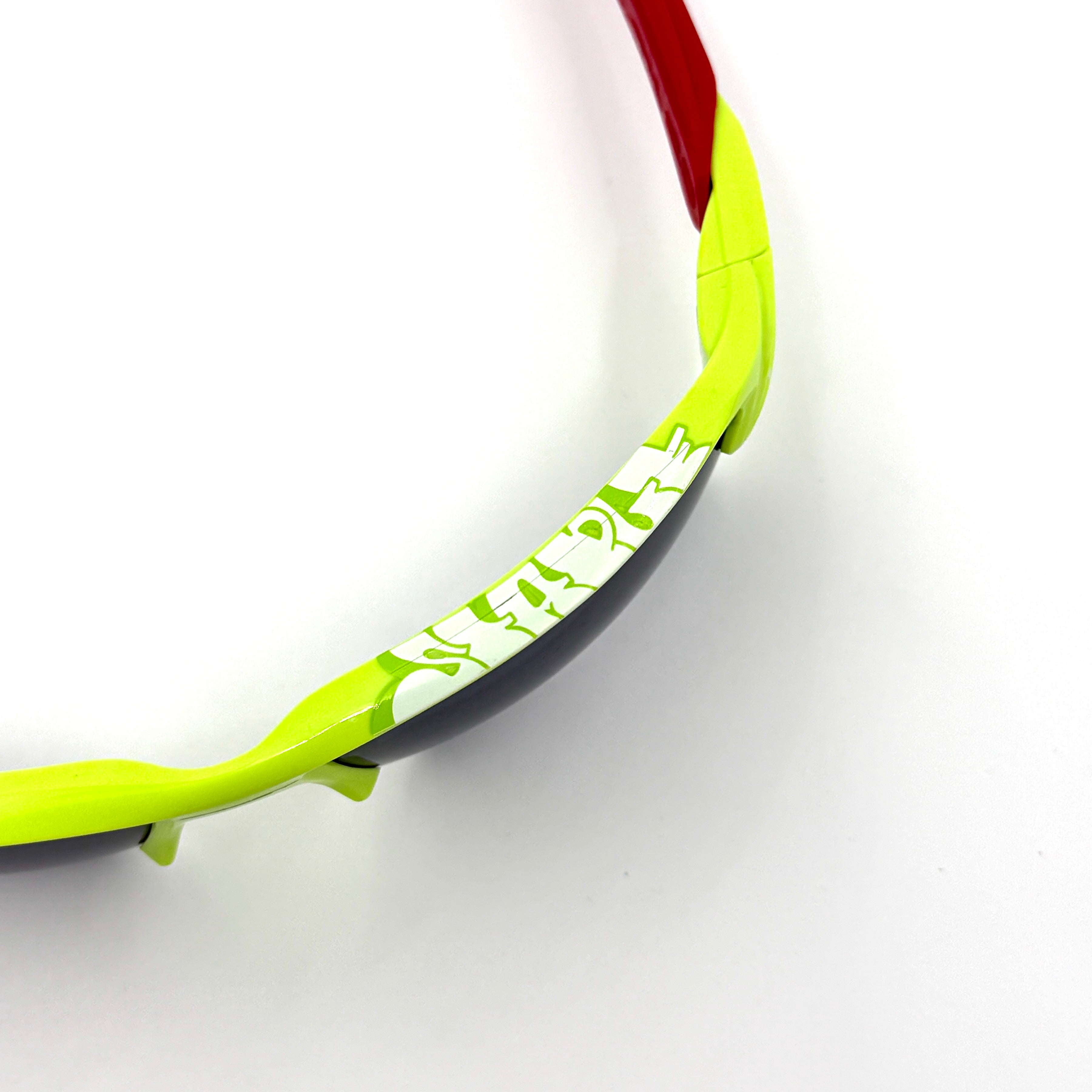 Oakley Flak 2.0 Prizm Sunglasses Neon Yellow/Red (Staple Graffiti Collection)