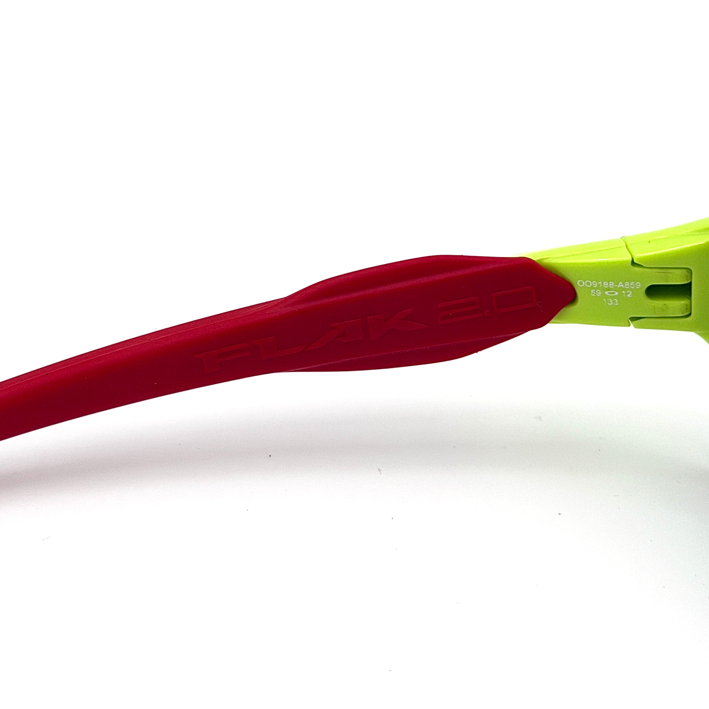 Oakley Flak 2.0 Prizm Sunglasses Neon Yellow/Red (Staple Graffiti Collection)