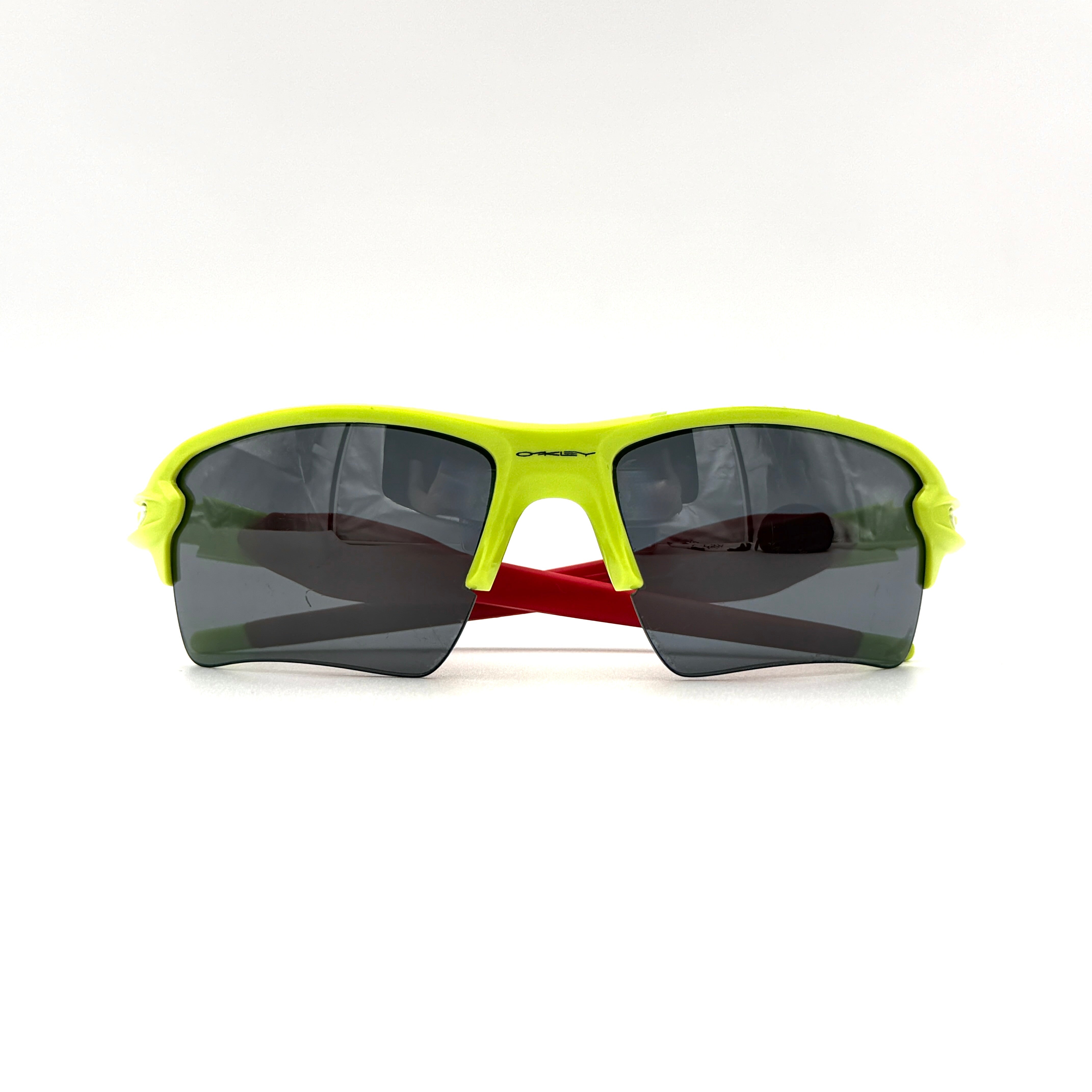 Oakley Flak 2.0 Prizm Sunglasses Neon Yellow/Red (Staple Graffiti Collection)