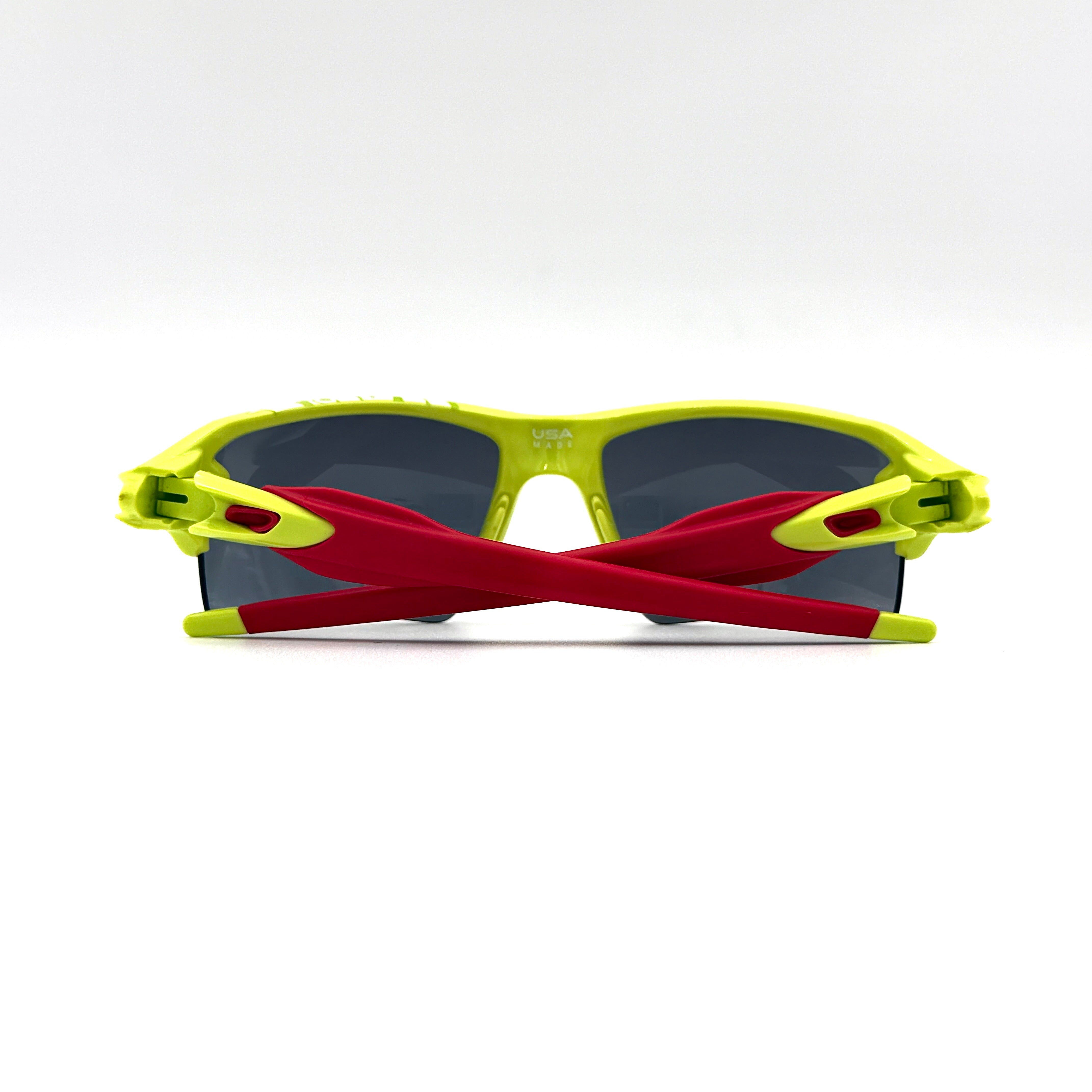 Oakley Flak 2.0 Prizm Sunglasses Neon Yellow/Red (Staple Graffiti Collection)