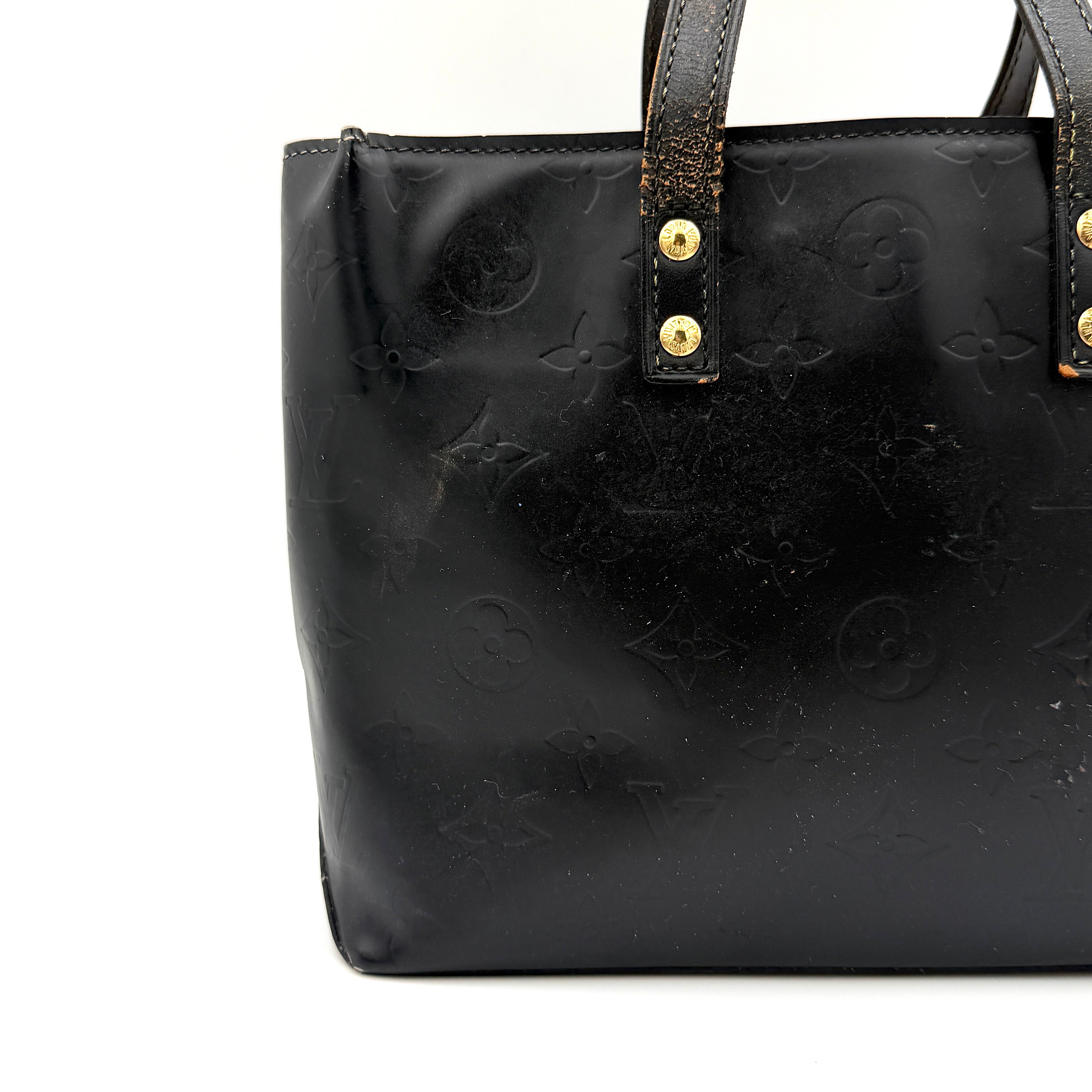 Louis Vuitton Monogram Vernis Reade PM Shoulder Bag Black