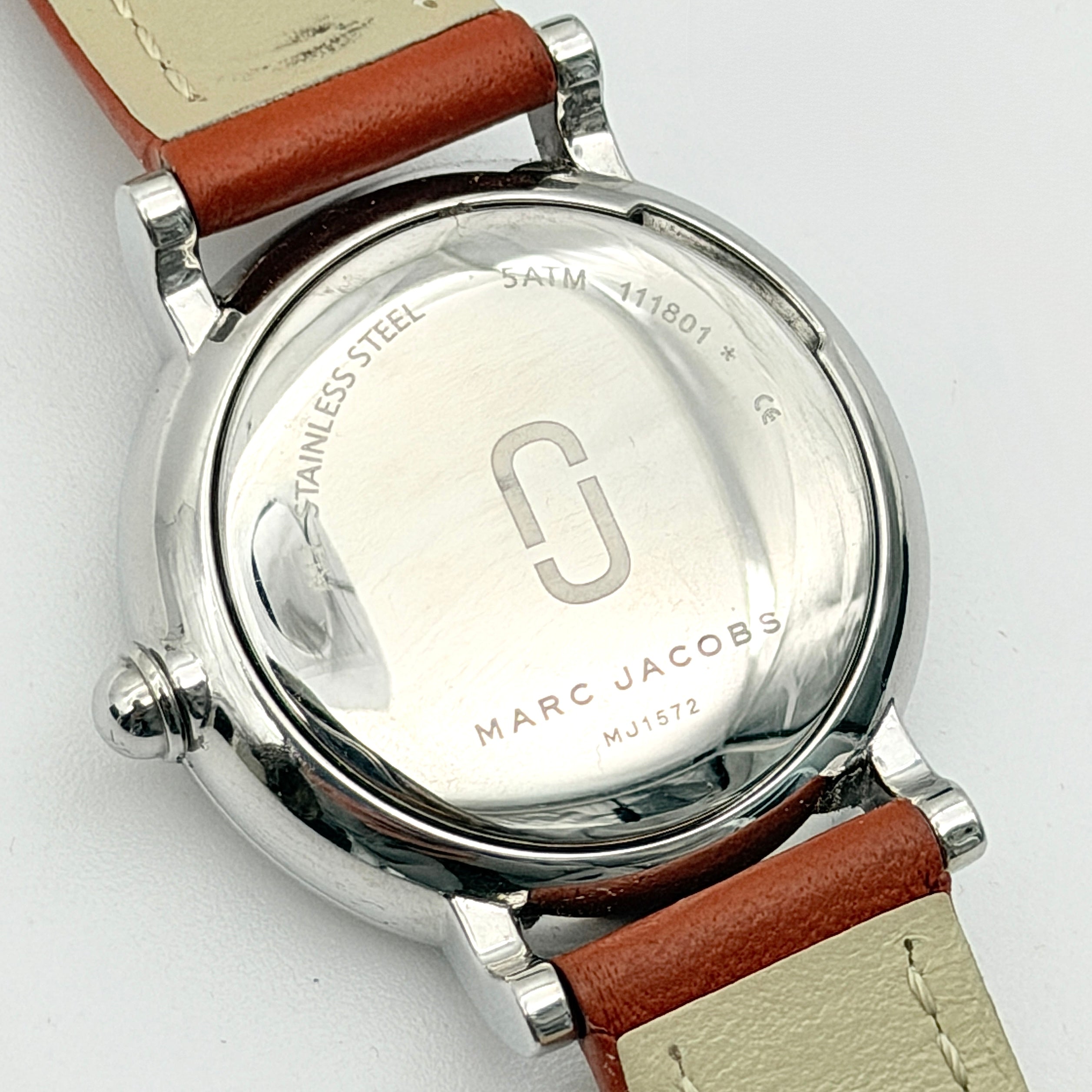 Marc Jacobs Roxy MJ1572 White Dial Watch Brown