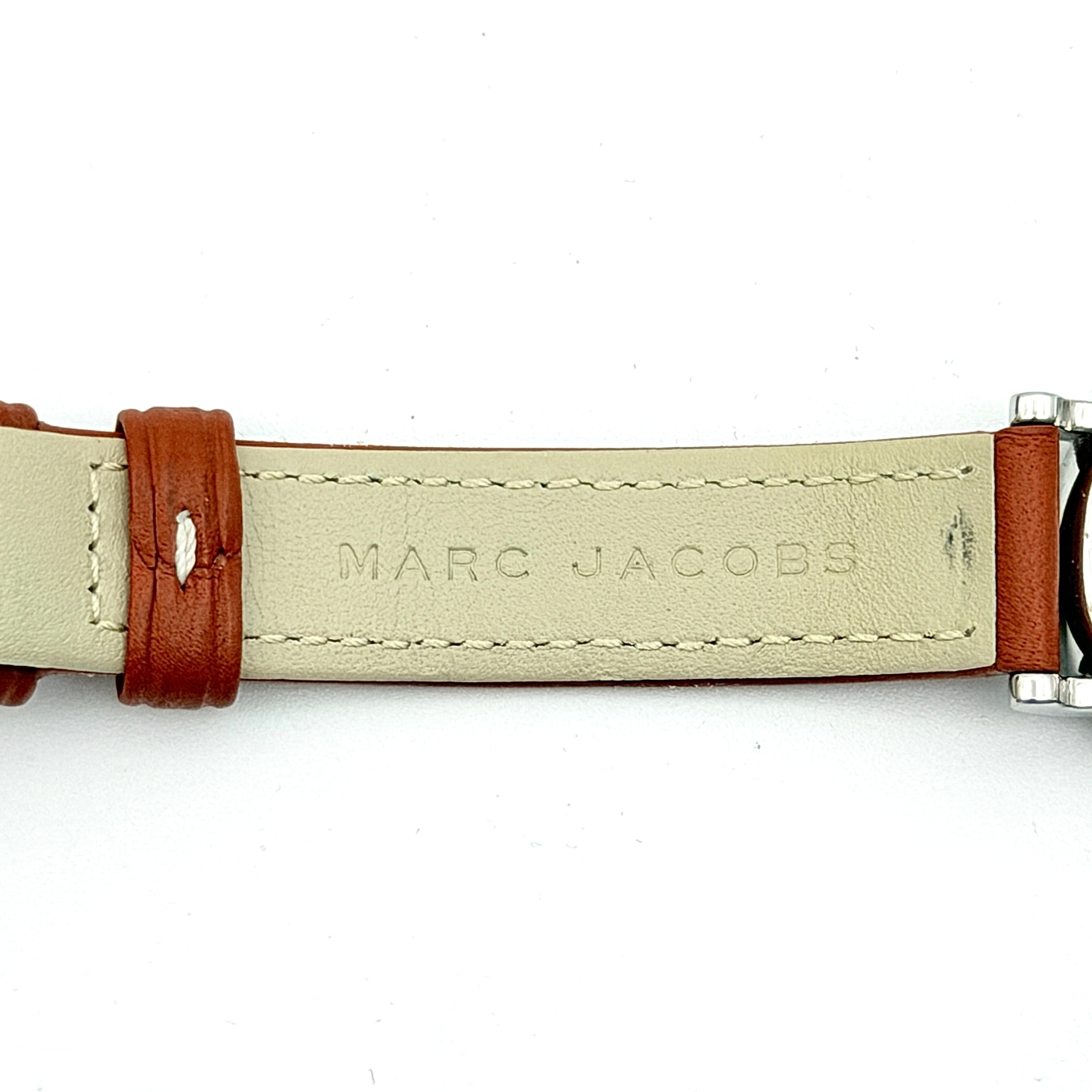 Marc Jacobs Roxy MJ1572 White Dial Watch Brown