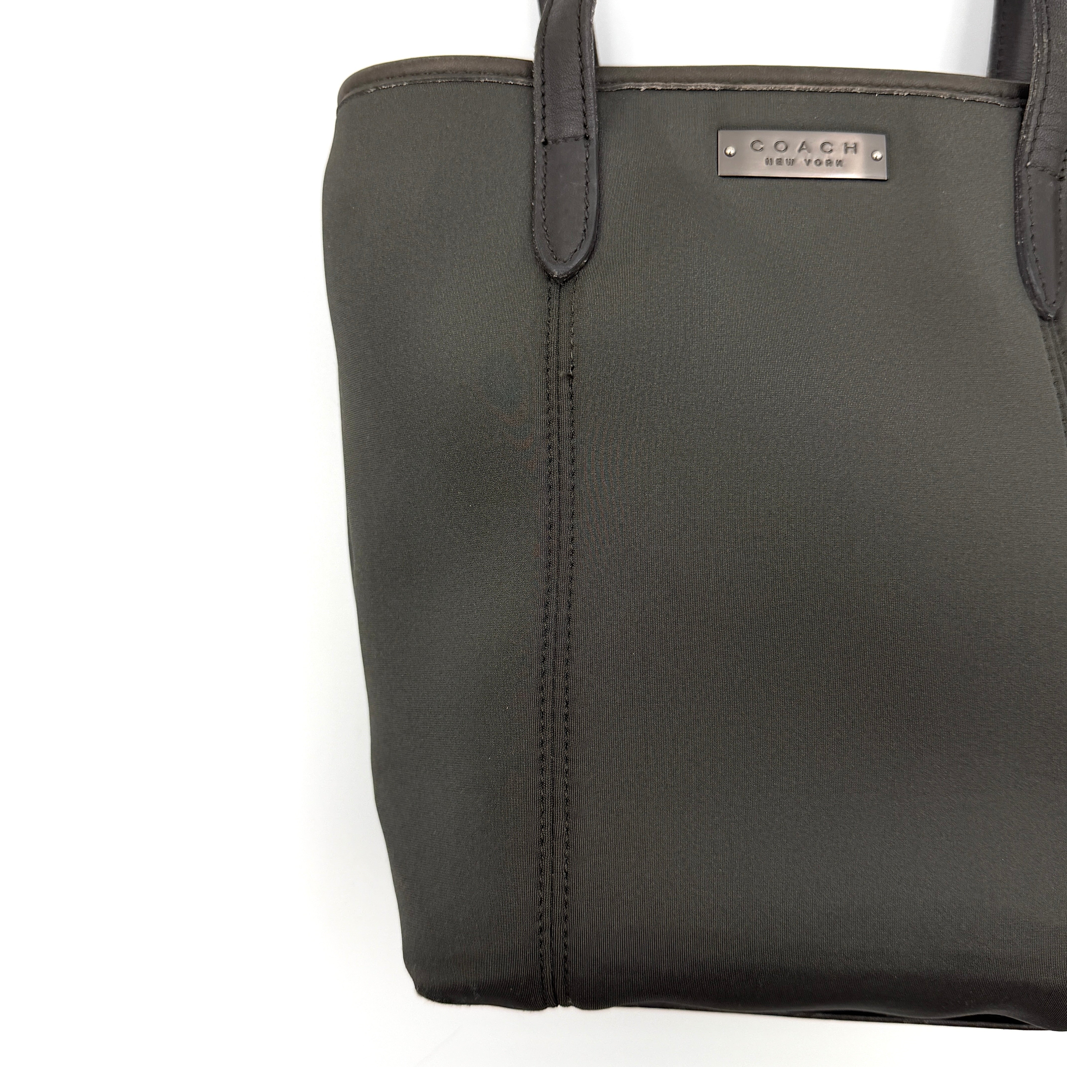 Coach New York Neoprene Tote Bag Grey