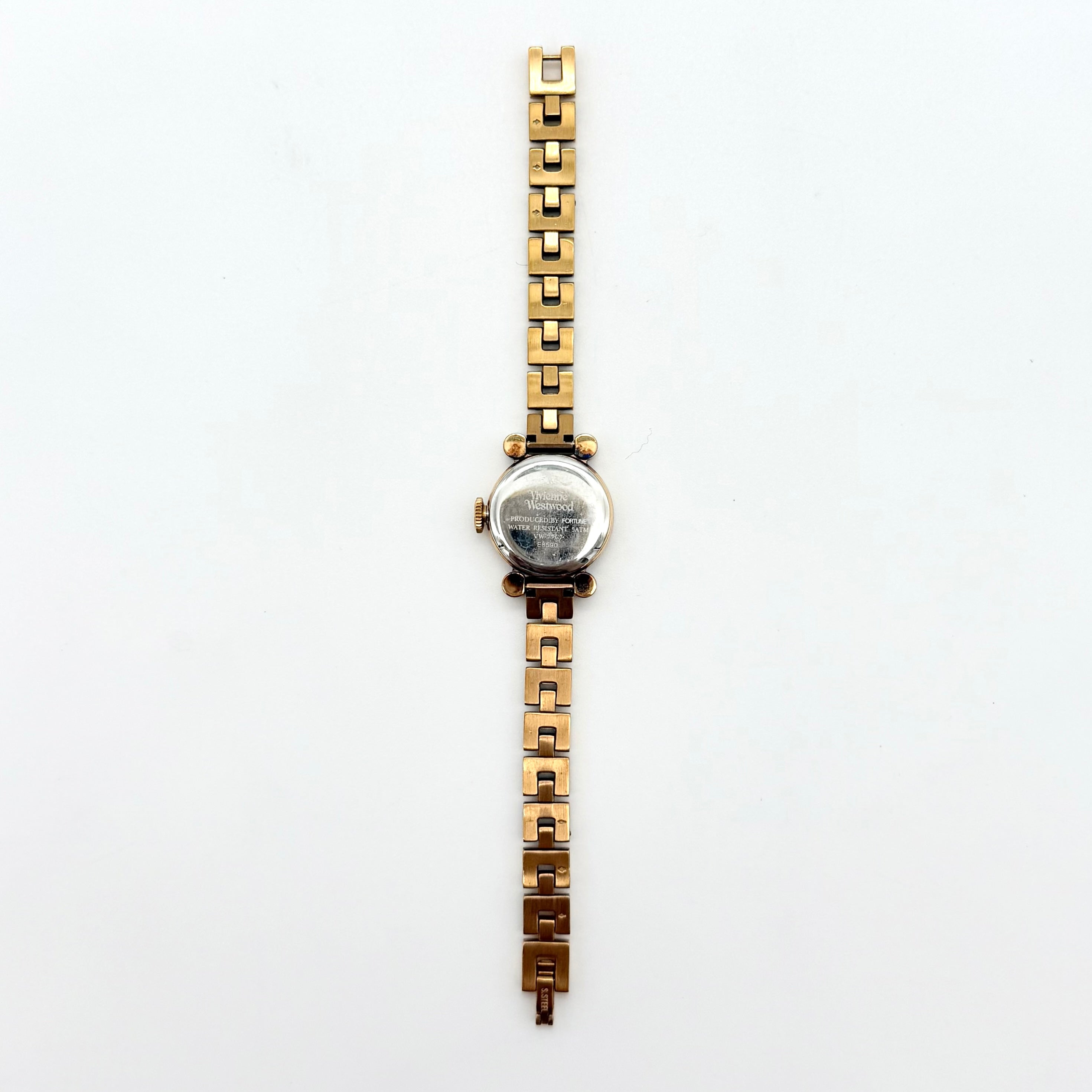 Vivienne Westwood Orb Diamond Shell VW-77C7 Watch Gold